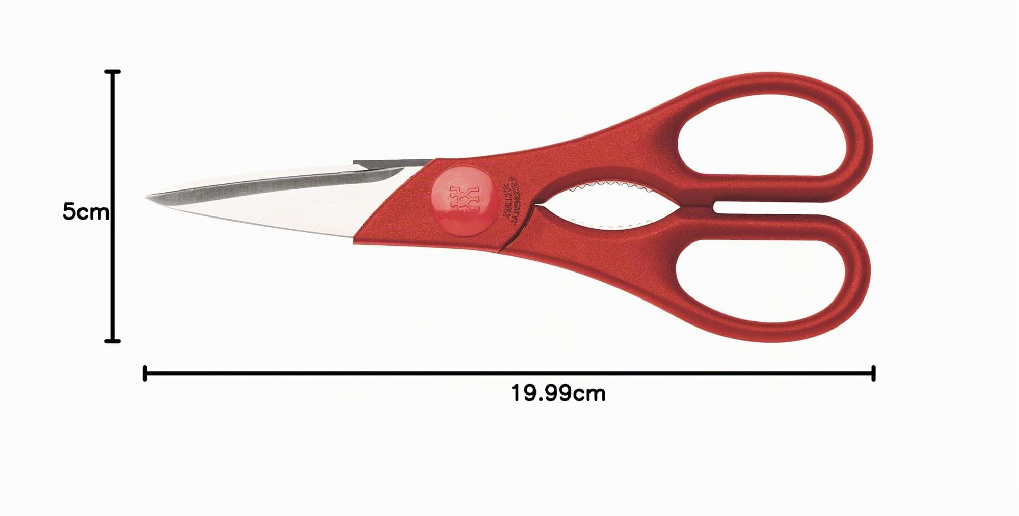 Zwilling Forbici Multiuso Rosse Acciaio 20 cm 43964-200-0