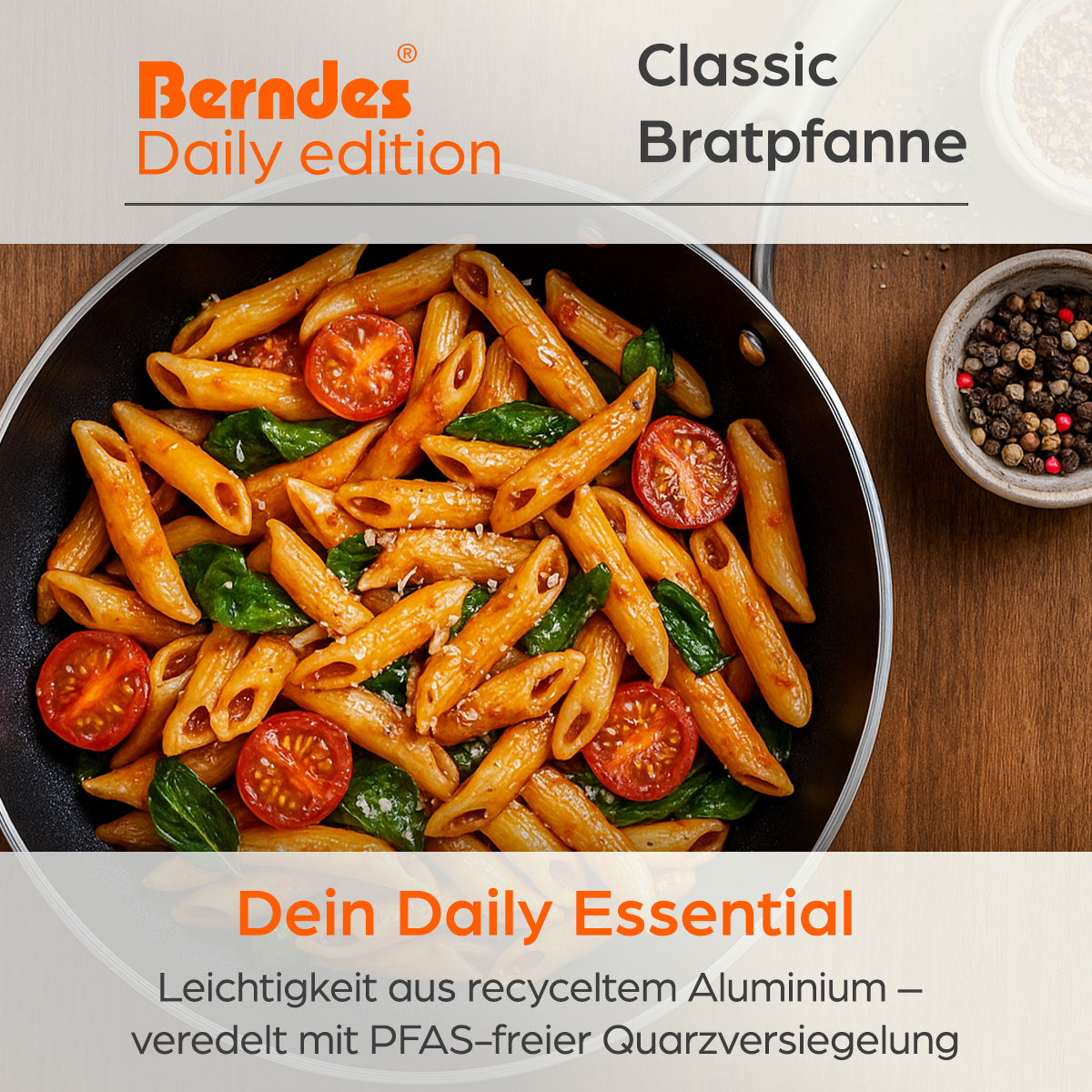Berndes Daily Edition padella 24 cm antiaderente forno