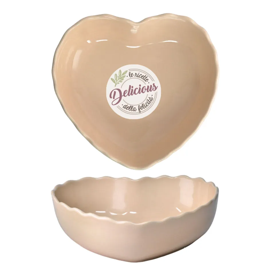 Wald Cottura set 2 pirofile Cuore Bianco monoporzione