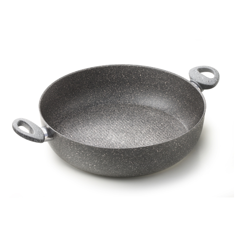 Accademia Mugnano Regina di Pietra tegame 32 cm 2 maniglie pietra