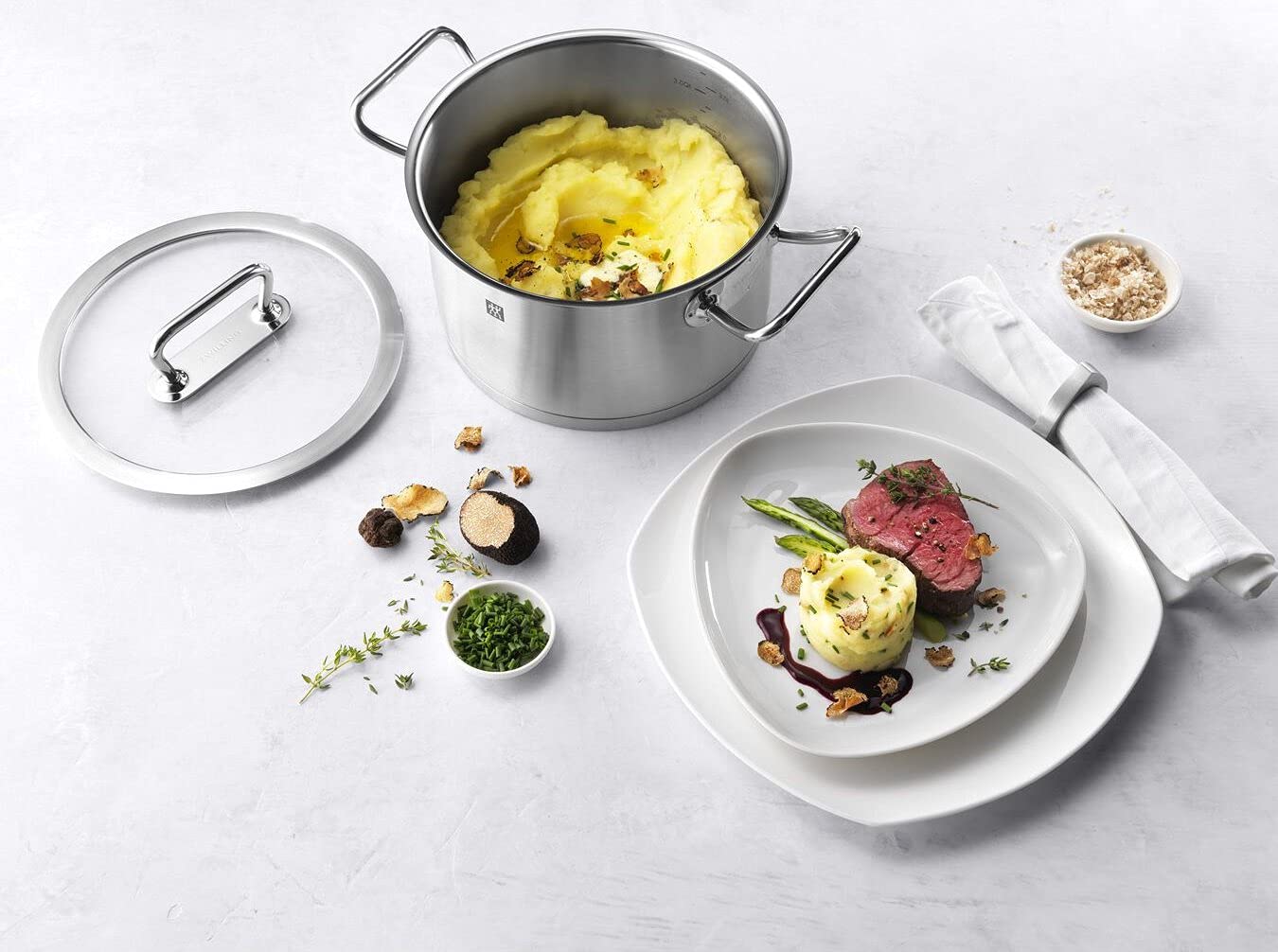 ZWILLING Pro pentola 24 cm acciaio inox 18/10