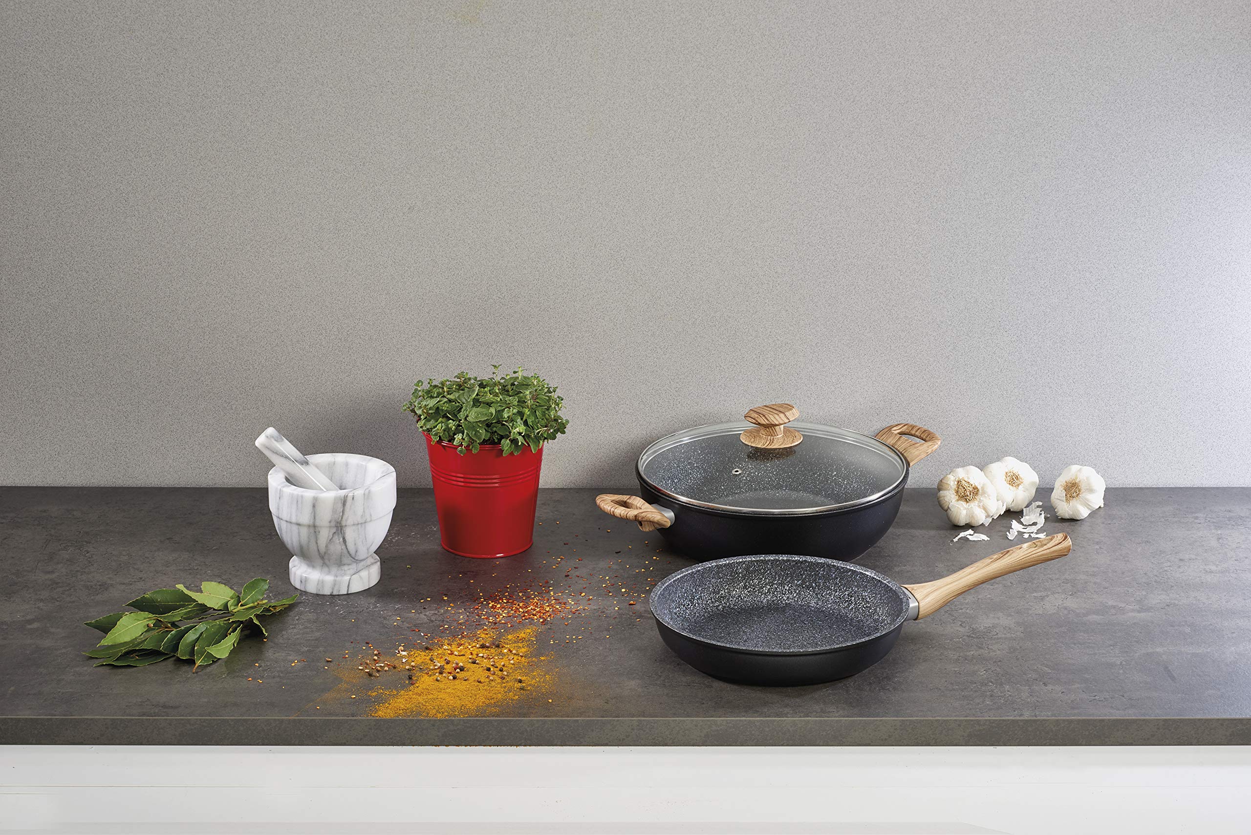Barazzoni Granitica Extra Induction Padella 20 cm Pietra