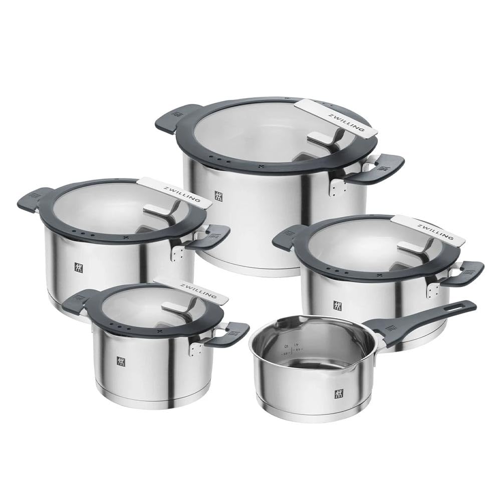 Zwilling Simplify batteria pentole inox 5 pezzi argento induzione
