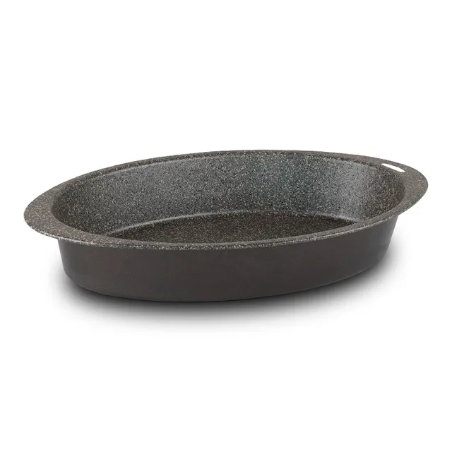 Mamù Happy Stone Teglia Ovale Antiaderente 35x23 cm