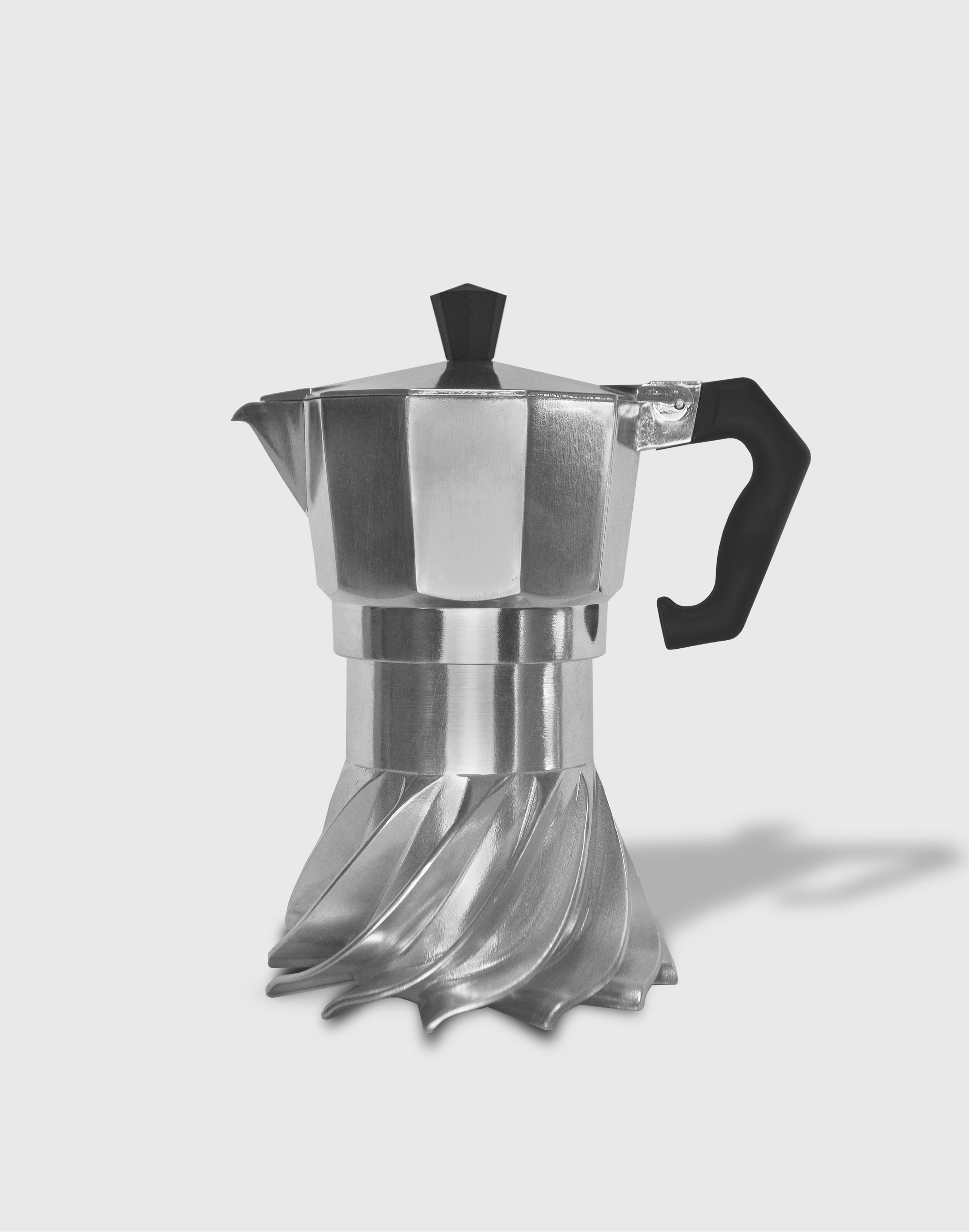 Turbo Moka TM-03-SL-ST moka 3 tazze alluminio incisione