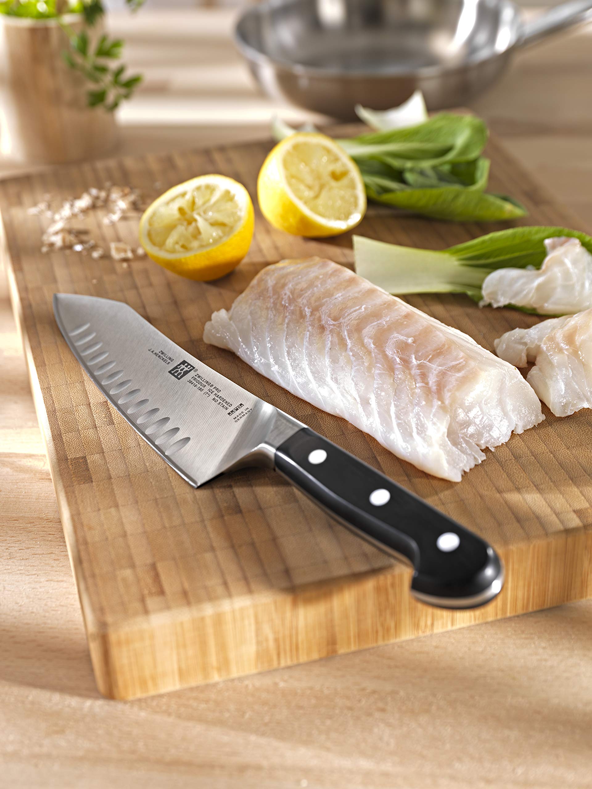 Zwilling Santoku alveolato coltello cucina acciaio