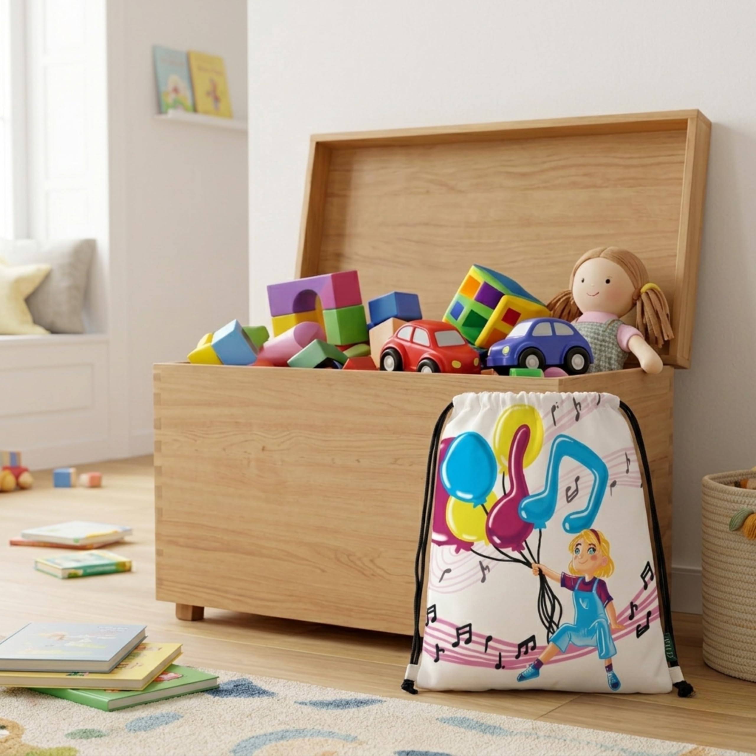 Wald Junior Sacca Musica zainetto cordoncino 34x42 cm