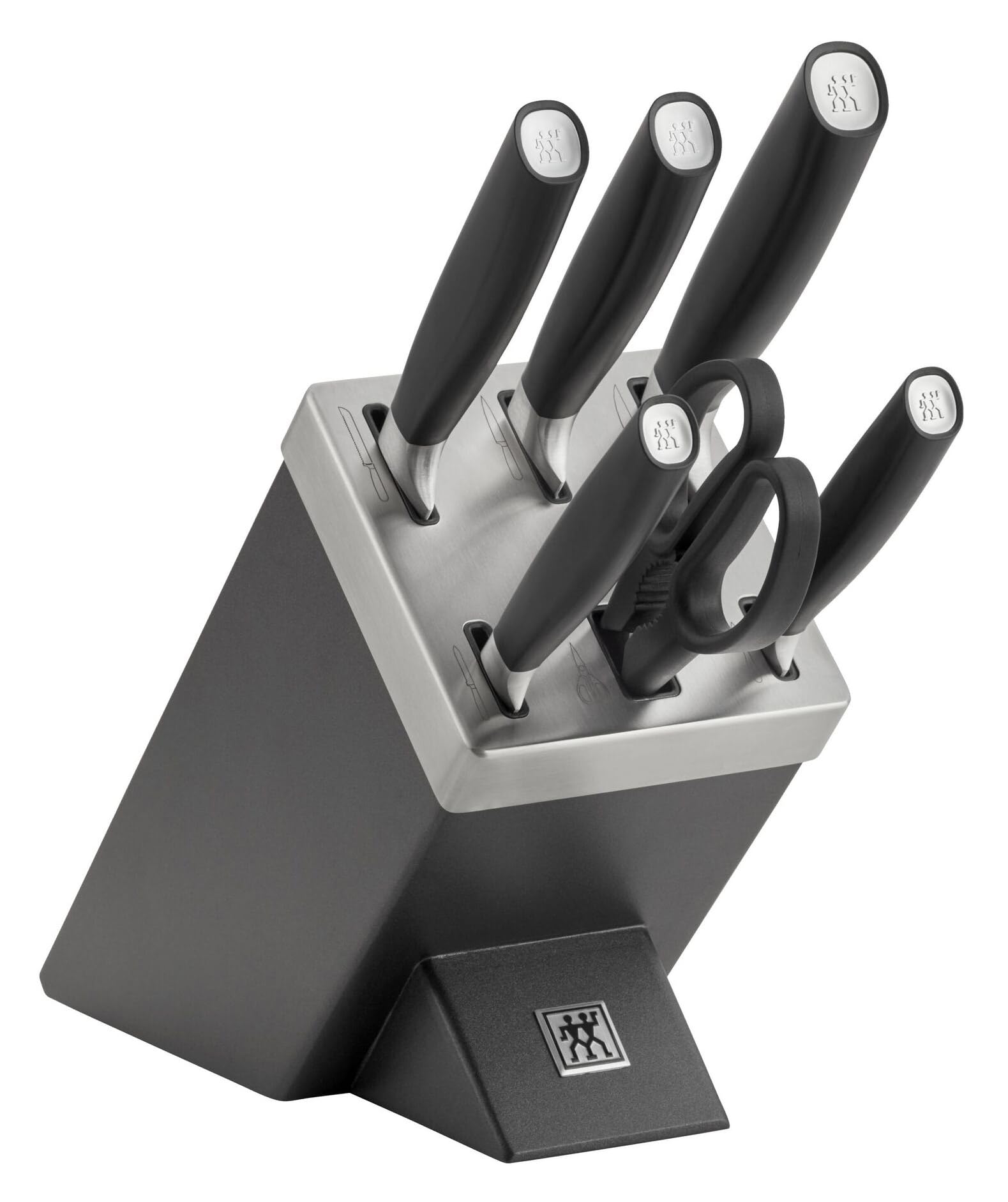 Zwilling Set Coltelli 5 Pezzi con Ceppo 33780-500 Acciaio
