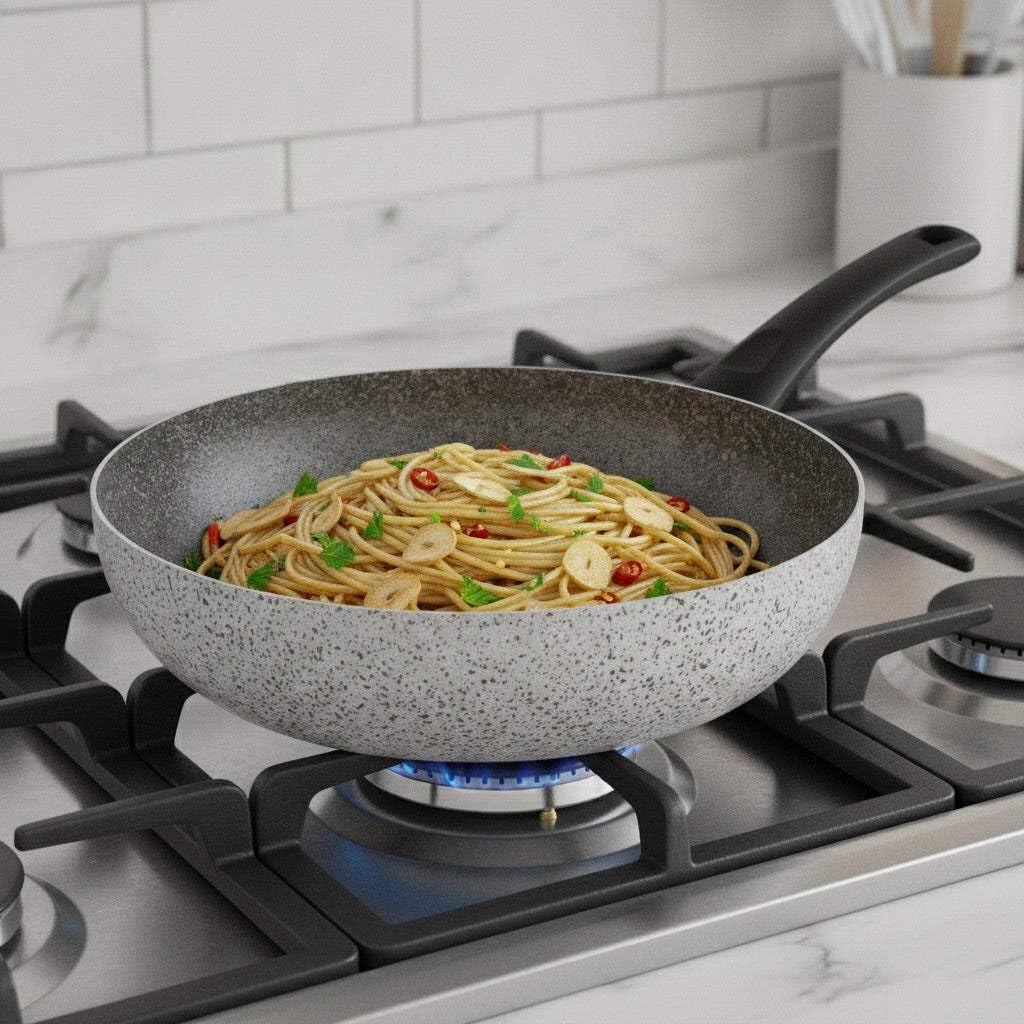 Mamù Janet 2.0 saltapasta antiaderente 22 cm made in Italy