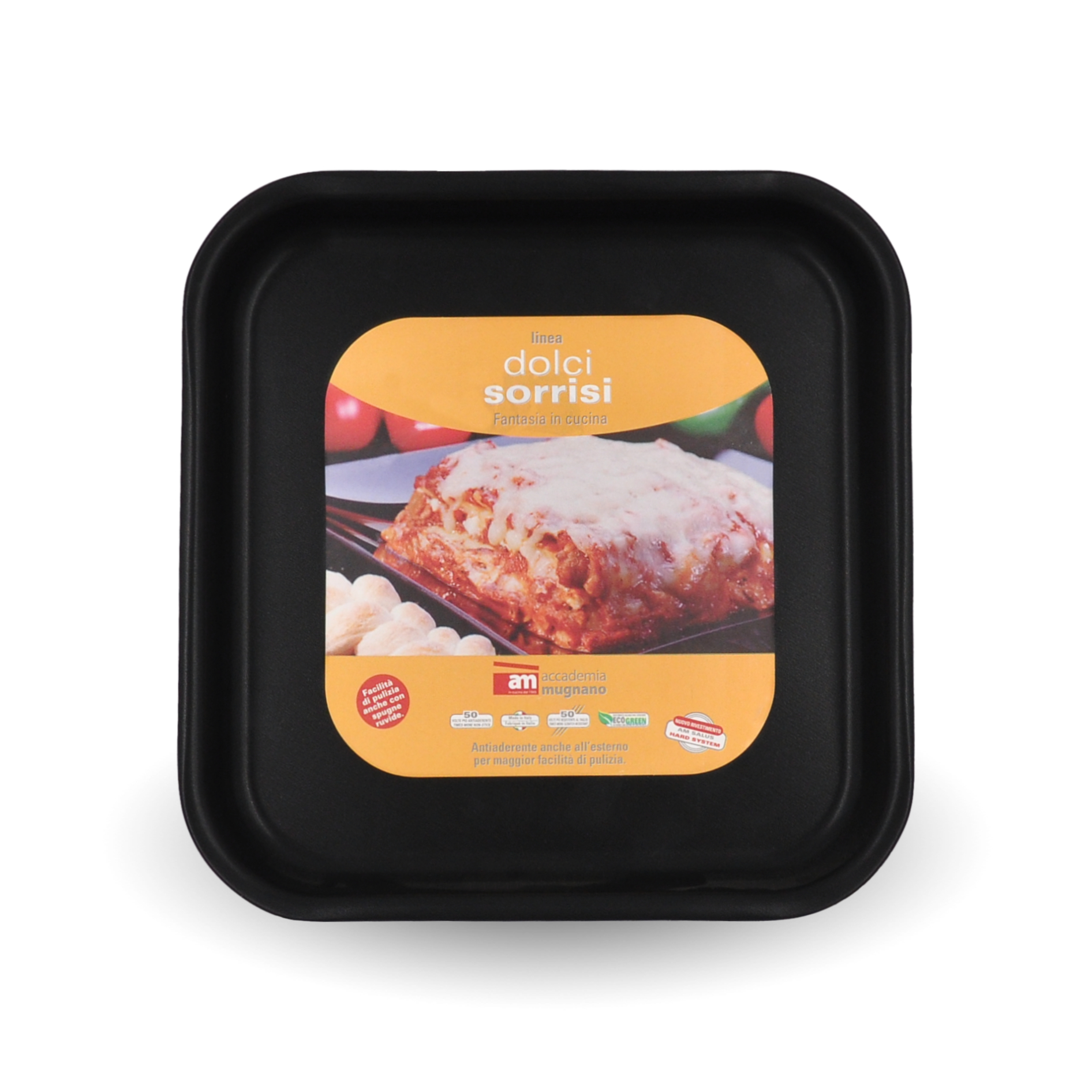 Accademia Mugnano Dolci Sorrisi teglia quadra bordo alto