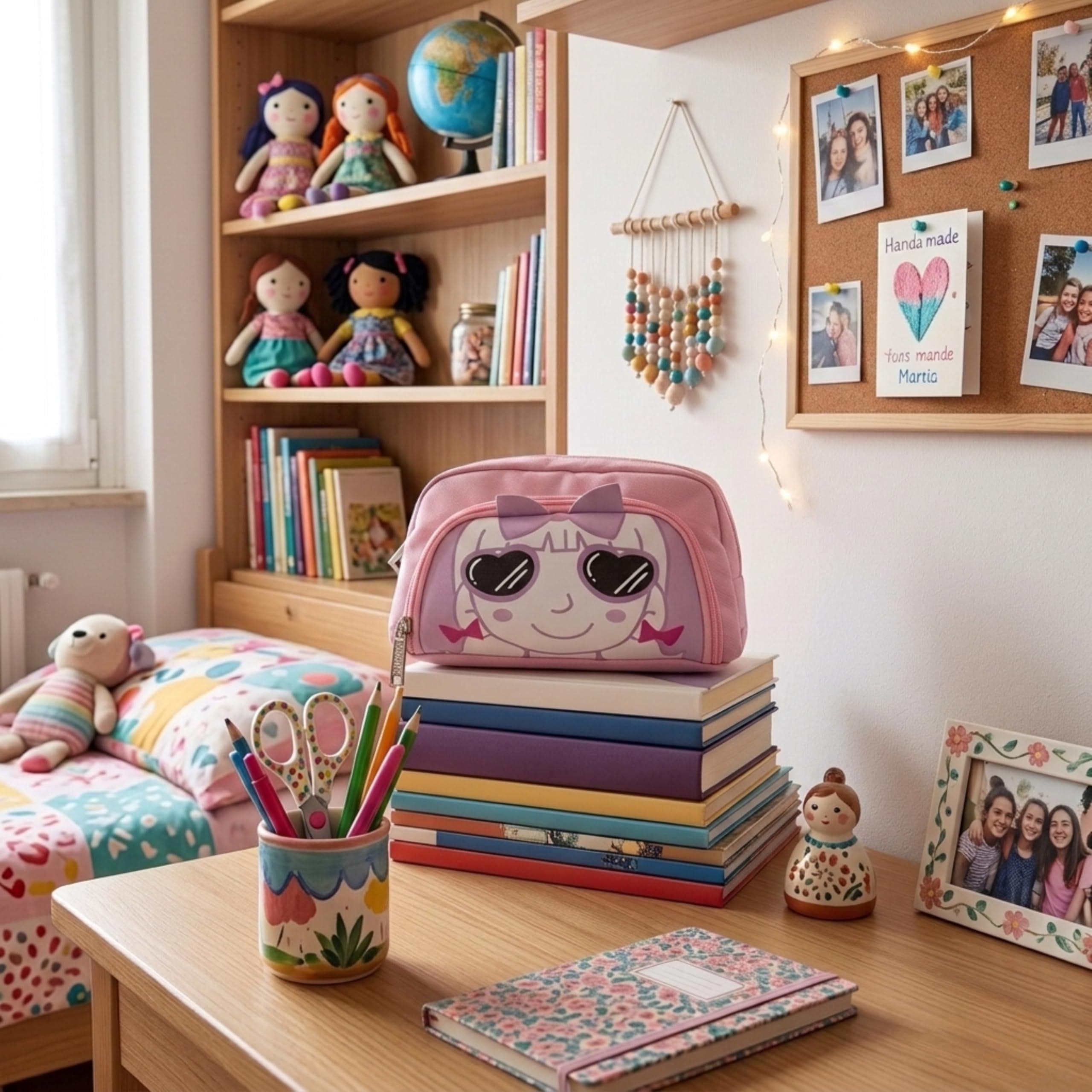 Wald Junior Avventure Felici pochette rosa 20x10x13 cm