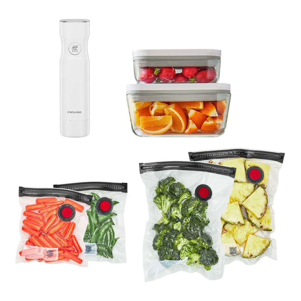 Zwilling Fresh & Save Set Sottovuoto 7 Pezzi Vetro Borosilicato