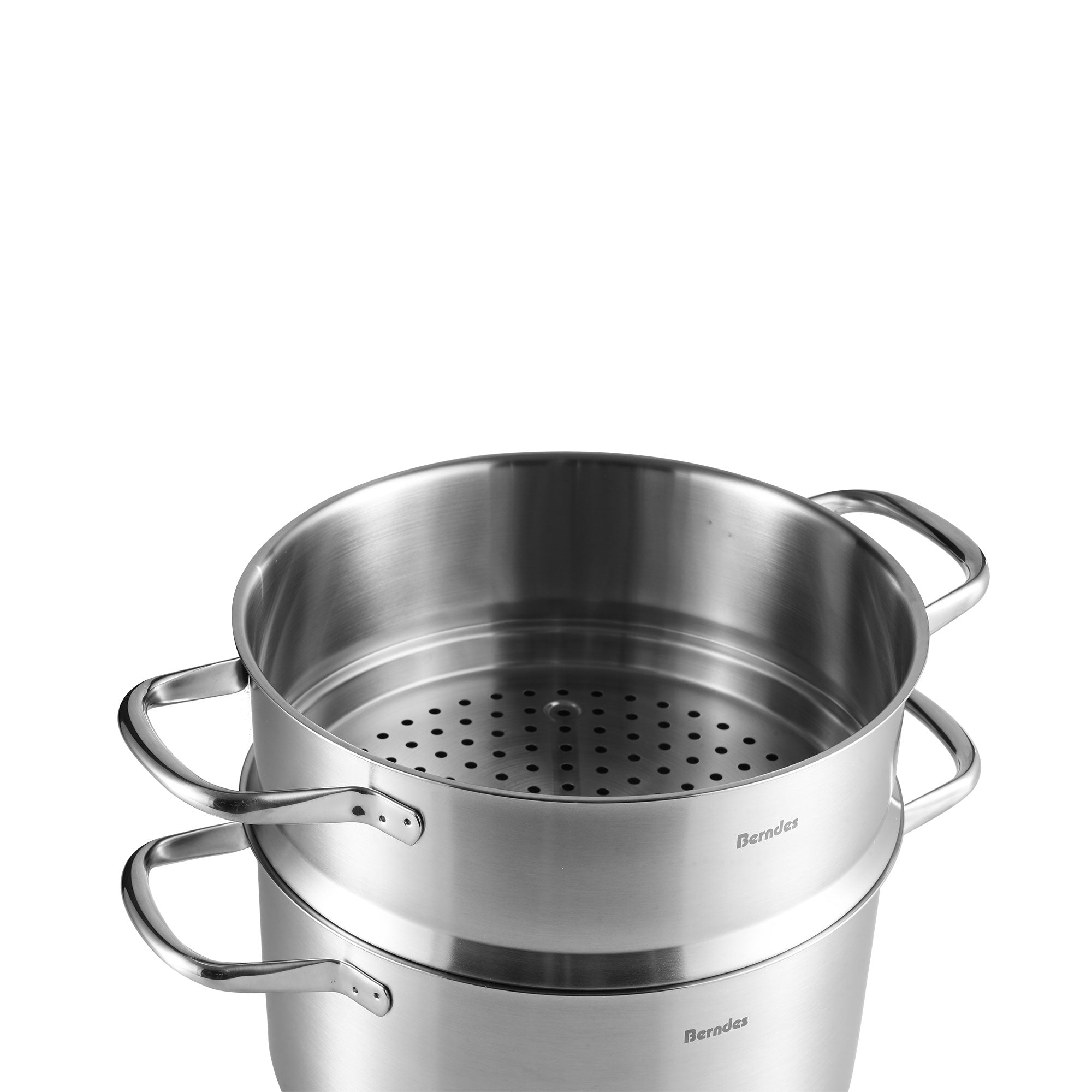 Berndes b.vital pentola a vapore 24 cm 6 litri acciaio