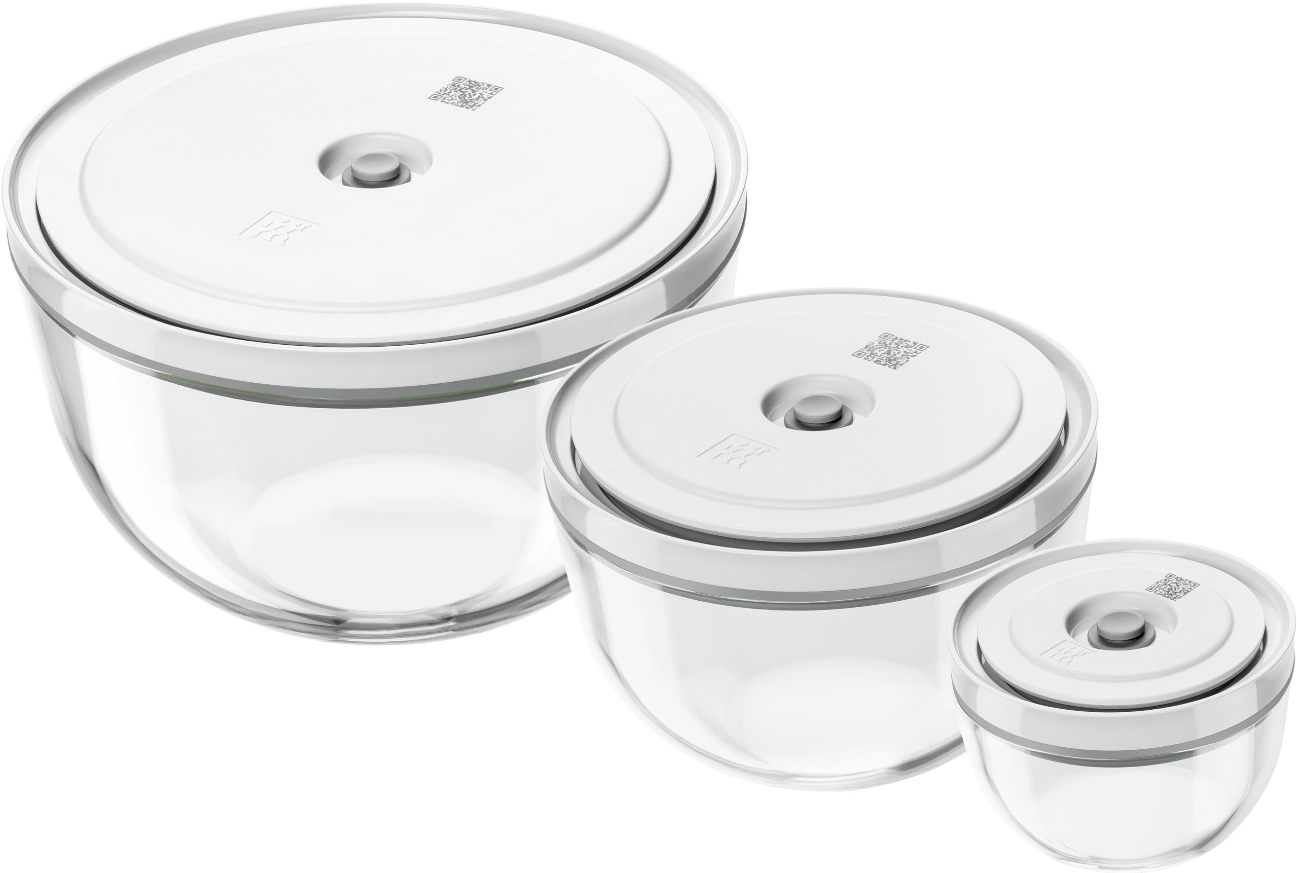 Zwilling Fresh & Save Set Ciotole Vetro 6 Pezzi Sottovuoto