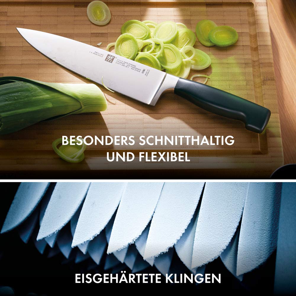 Zwilling Four Star ceppo autoaffilante 7 pezzi nero