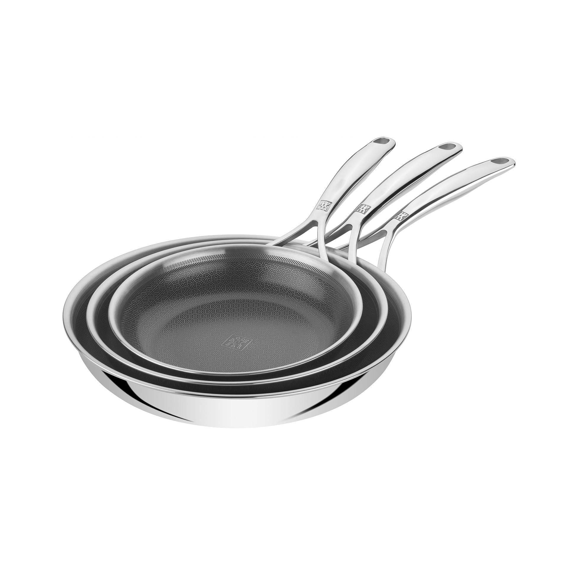ZWILLING Peak set 3 padelle 20-24-28 cm nido d'ape