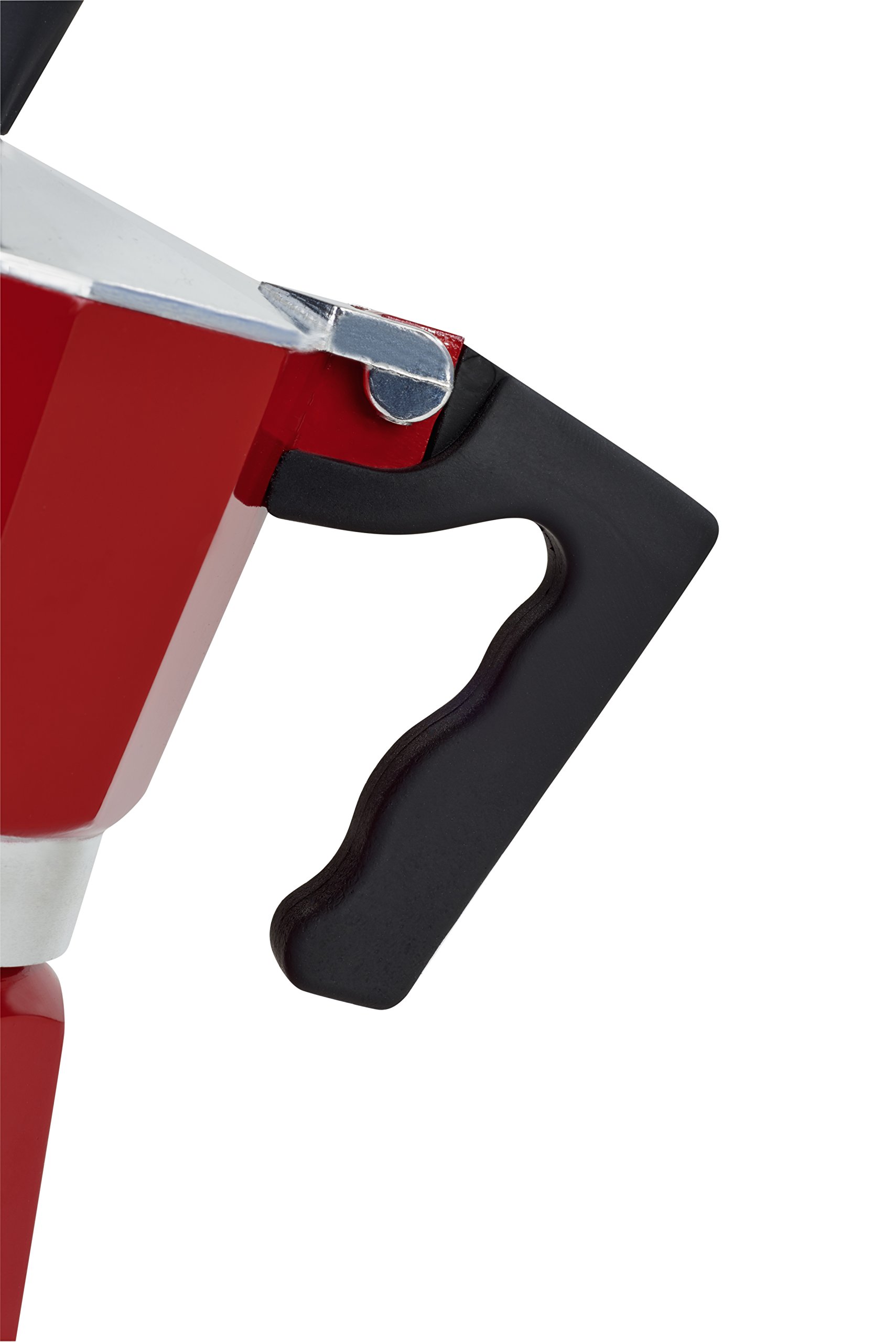 Barazzoni La Caffettiera Moka rossa 1 tazza alluminio