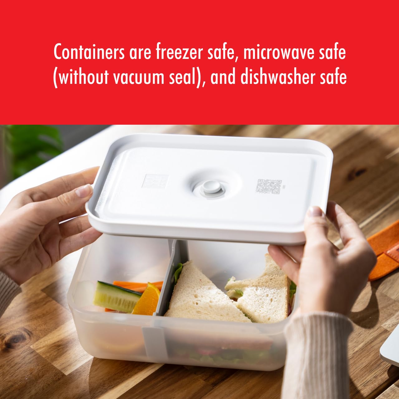 Zwilling Fresh & Save Contenitore Sottovuoto Grigio Senza BPA
