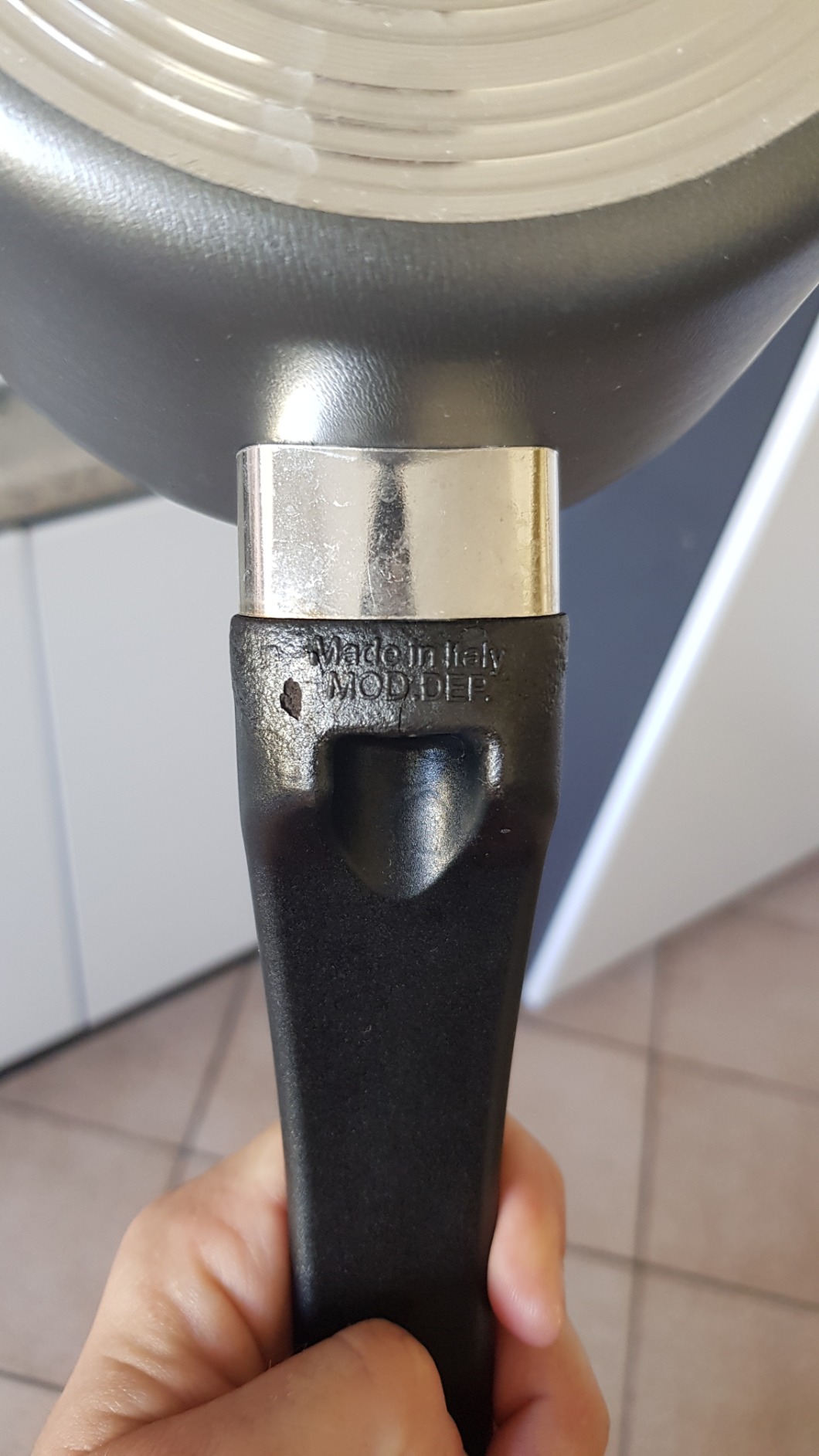 Alluflon Tradizione Italia Casseruola 14 cm 1 Manico Pietra