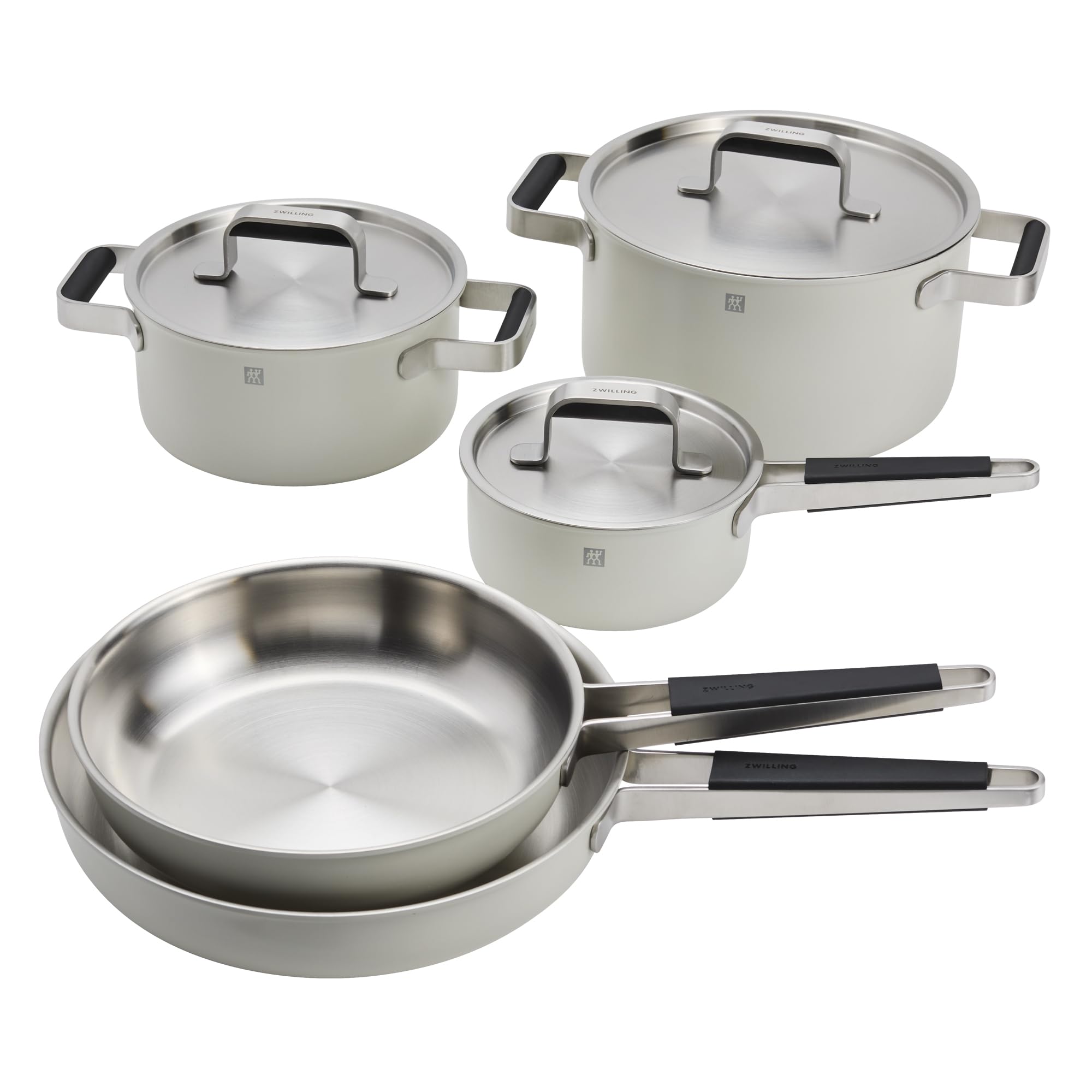 ZWILLING Pure set pentole inox 6 pezzi avorio