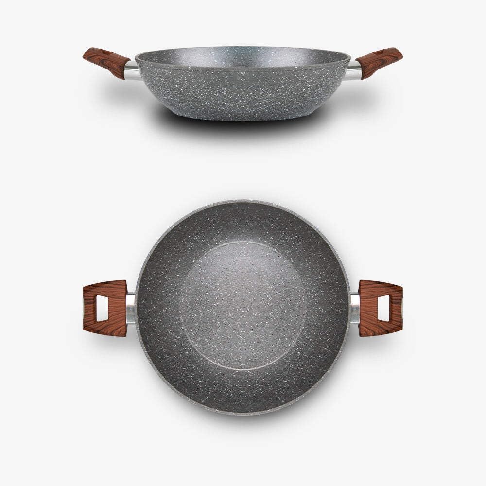 Mamù Fast Induction Wok Induzione 32 cm Alluminio