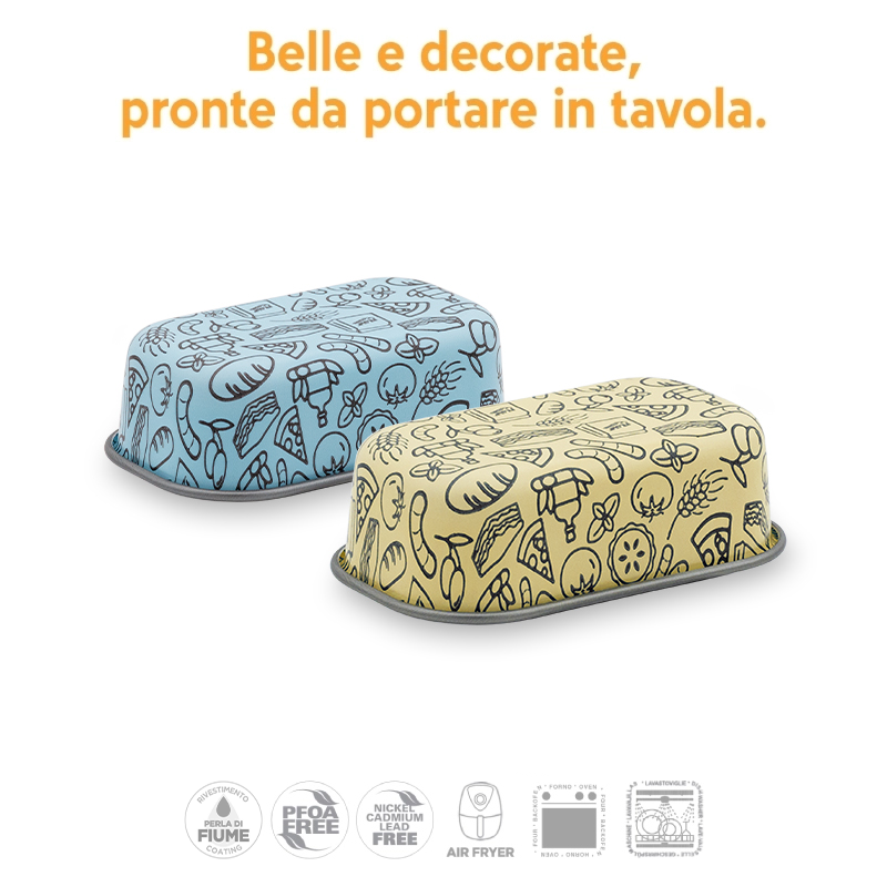 Accademia Mugnano AirFry stampo plumcake friggitrice ad aria