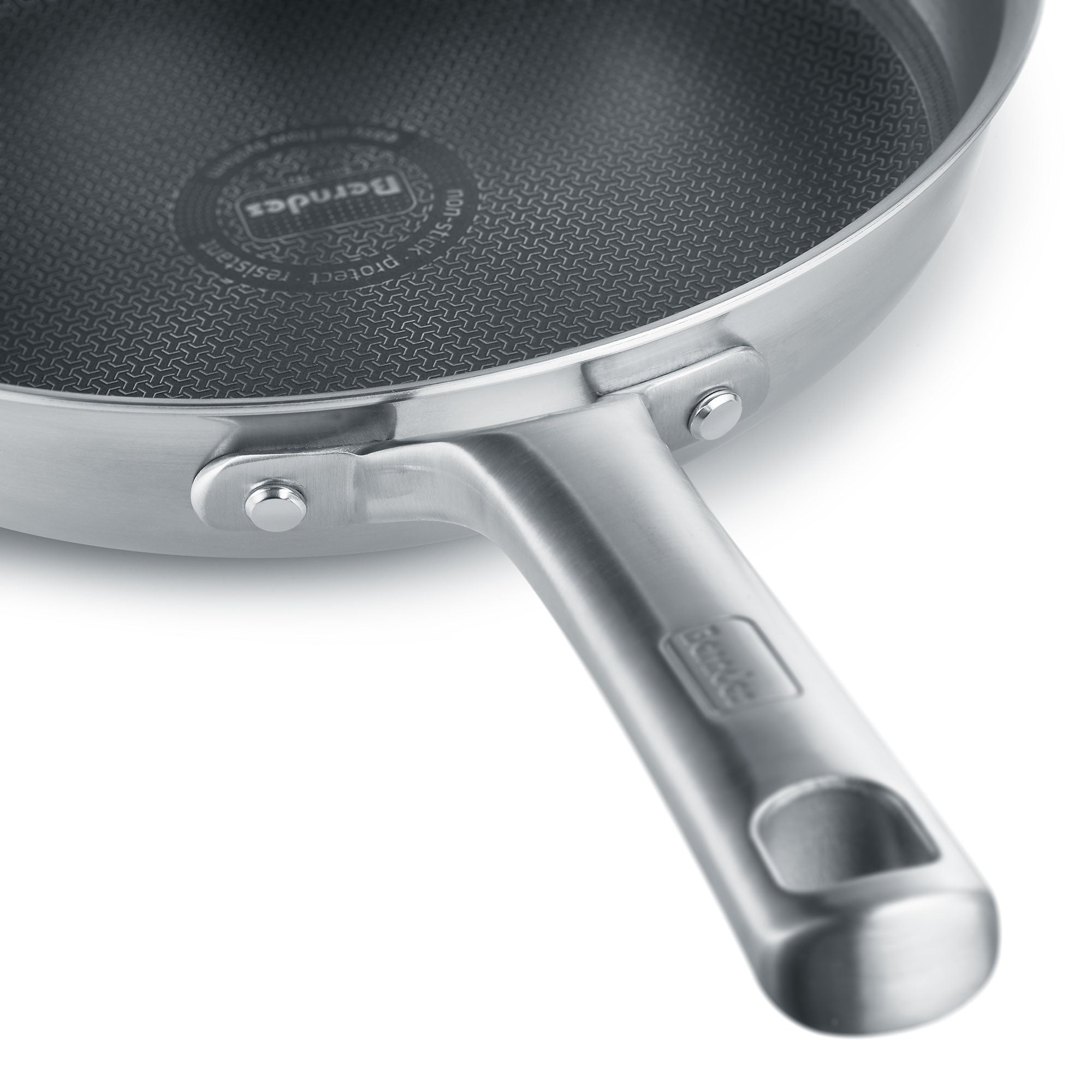 Berndes Tricion Resist Wok 32 cm con coperchio vetro acciaio