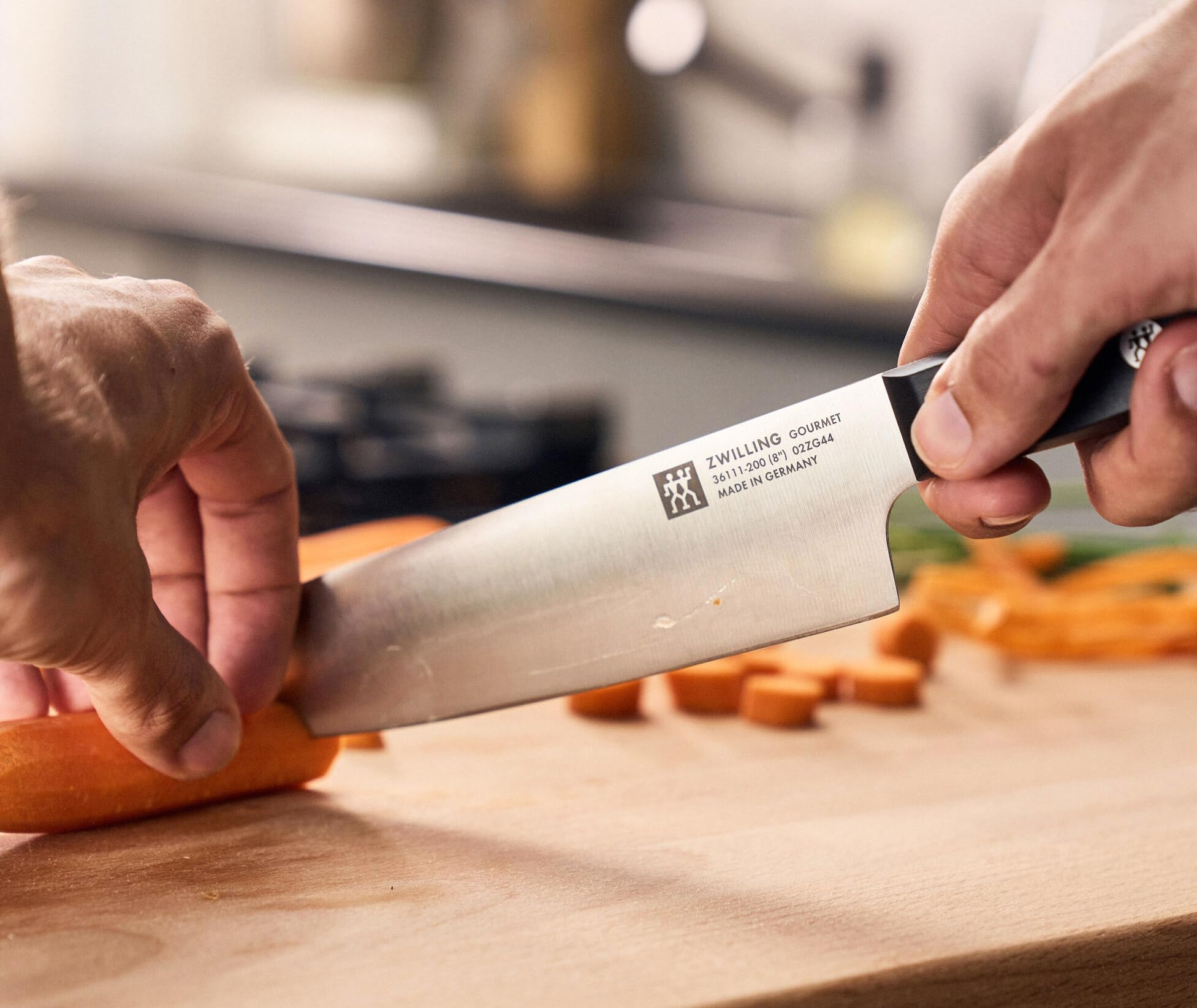 Zwilling Gourmet set 3 coltelli cucina acciaio inox 20/16/10 cm