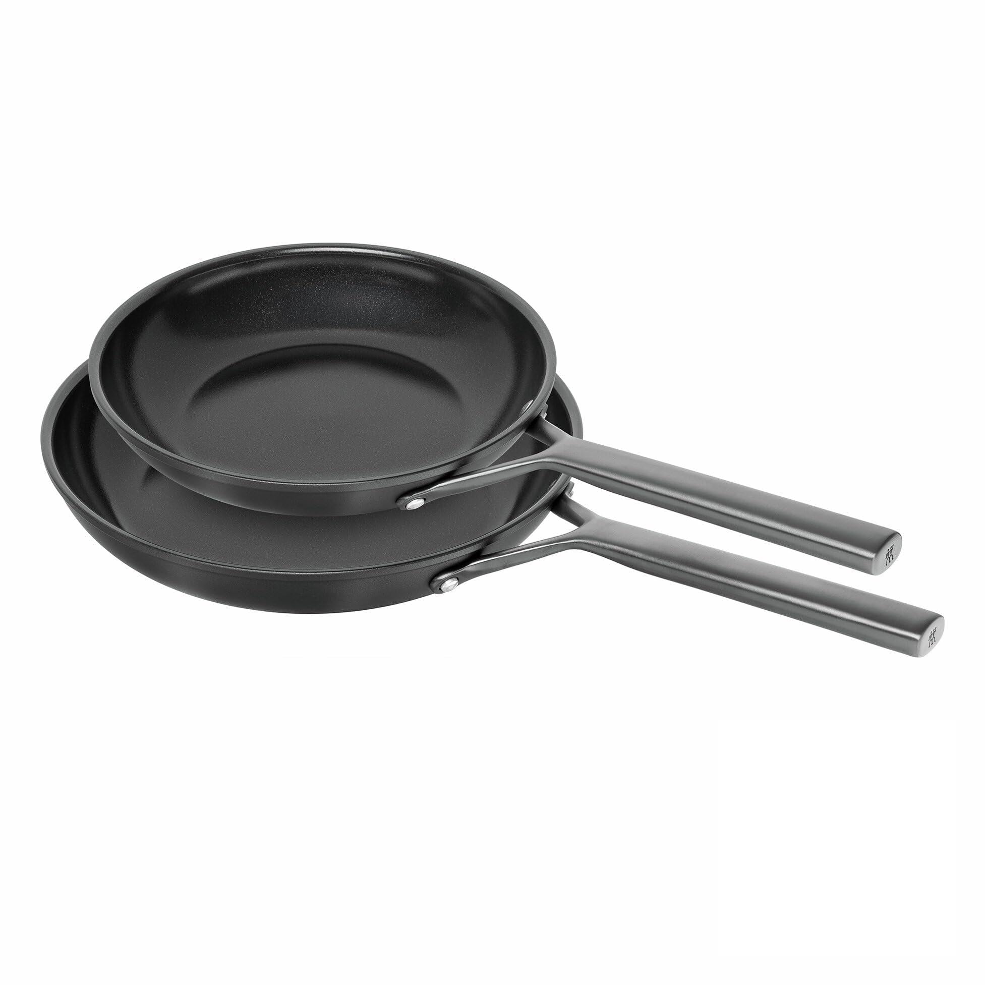 ZWILLING Milano Set 2 Padelle 24+28 cm Nere Induzione