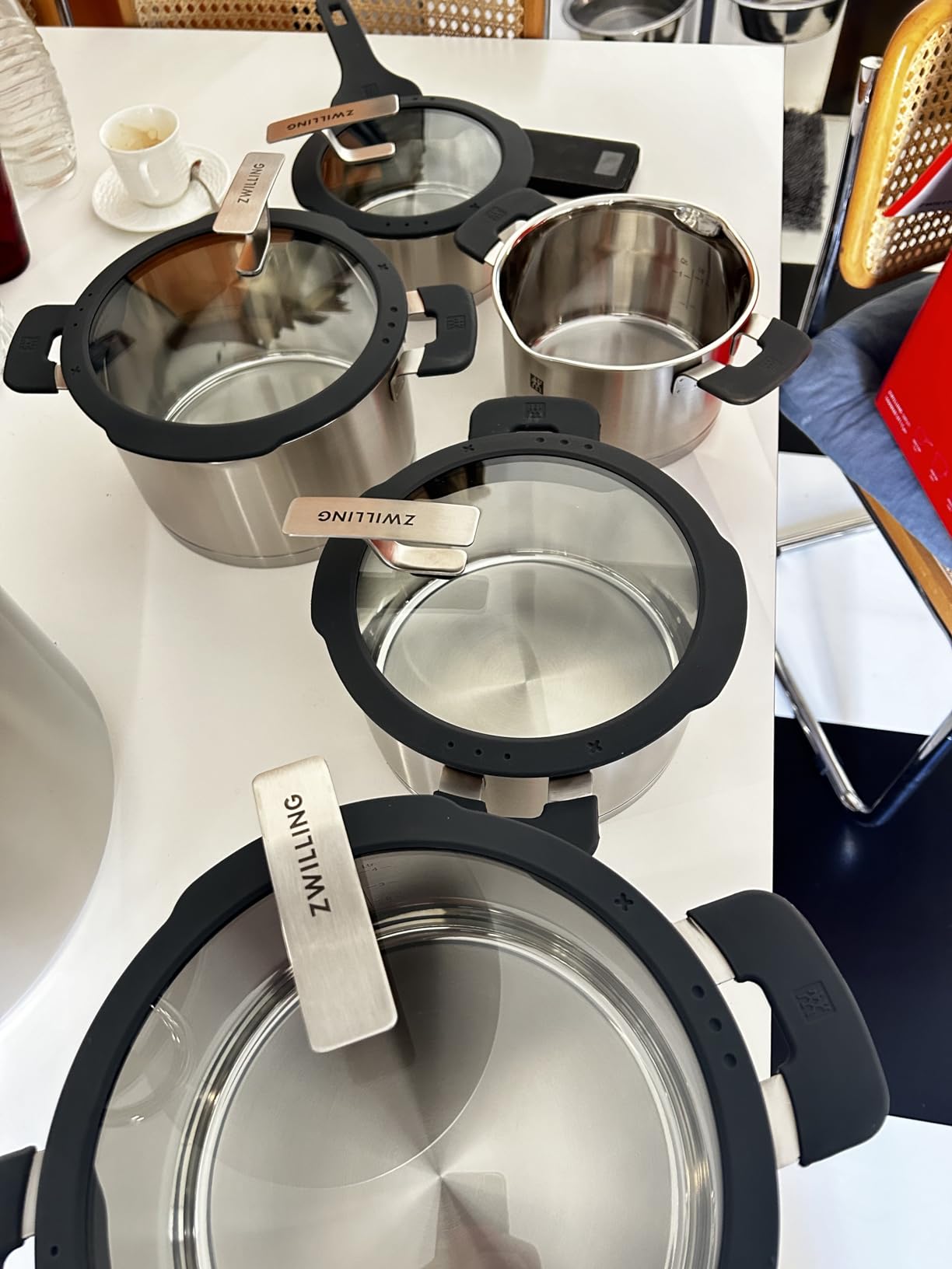 Zwilling Simplify batteria pentole inox 5 pezzi argento induzione