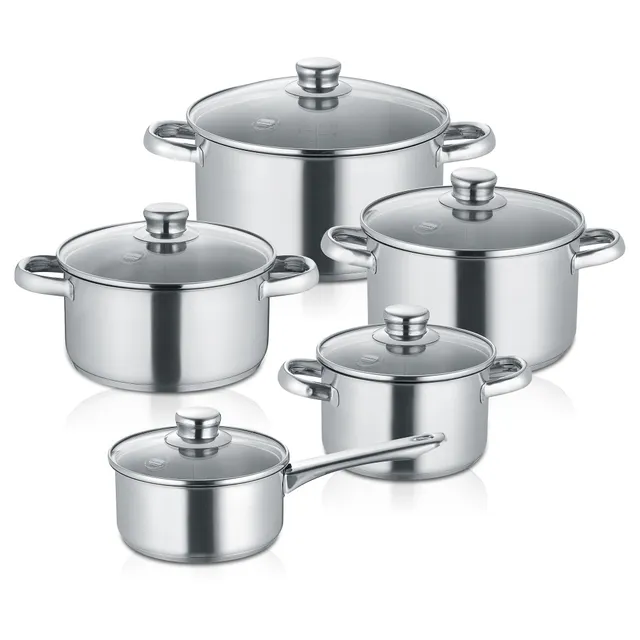 Berndes New Roma set pentole 5 pezzi acciaio