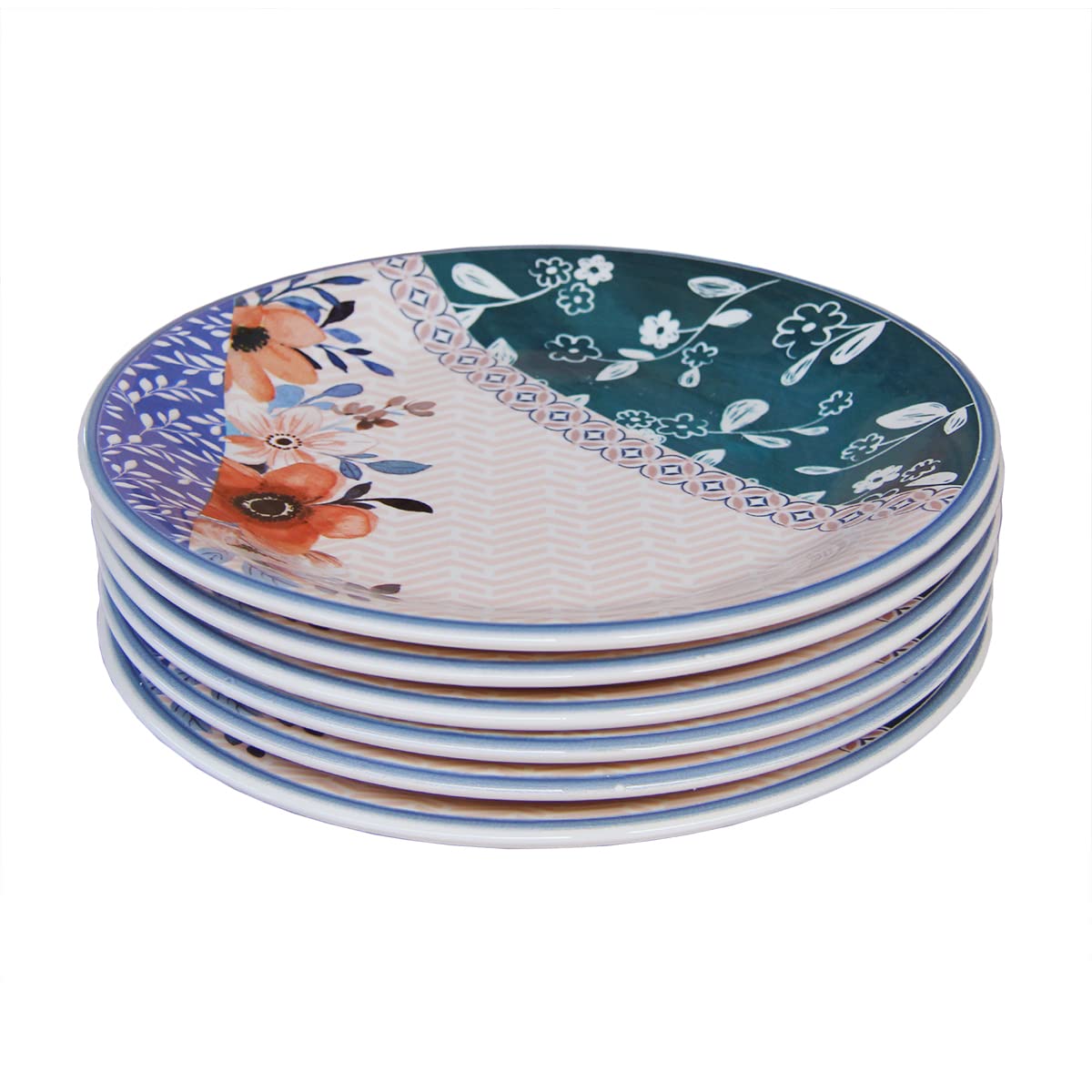 Wald Tavola piatti piani 6 pz ceramica Acquerello
