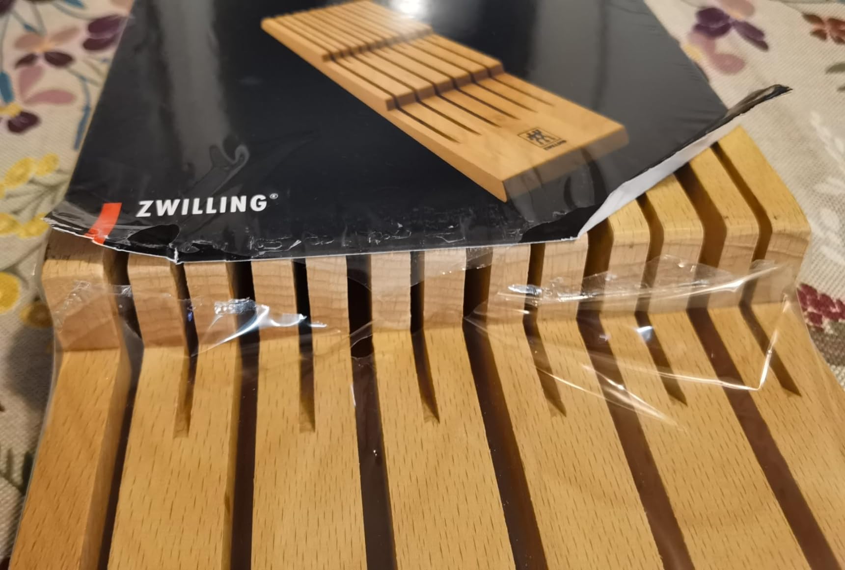 Zwilling inserto portacoltelli cassetto 12 coltelli legno