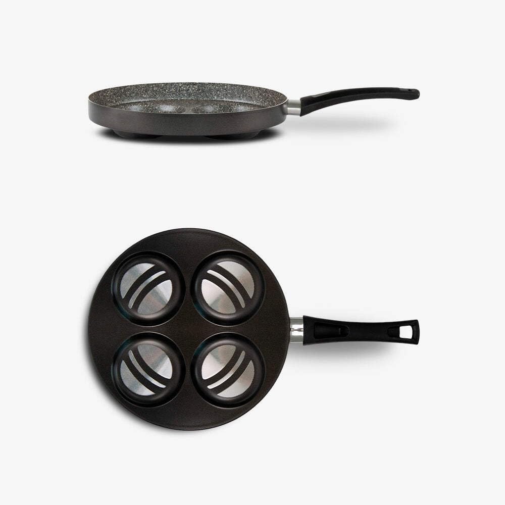 Mamù Happy Stone padella pancake 28 cm antiaderente