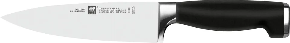 Zwilling Twin Four Star II coltello cuoco 16 cm nero