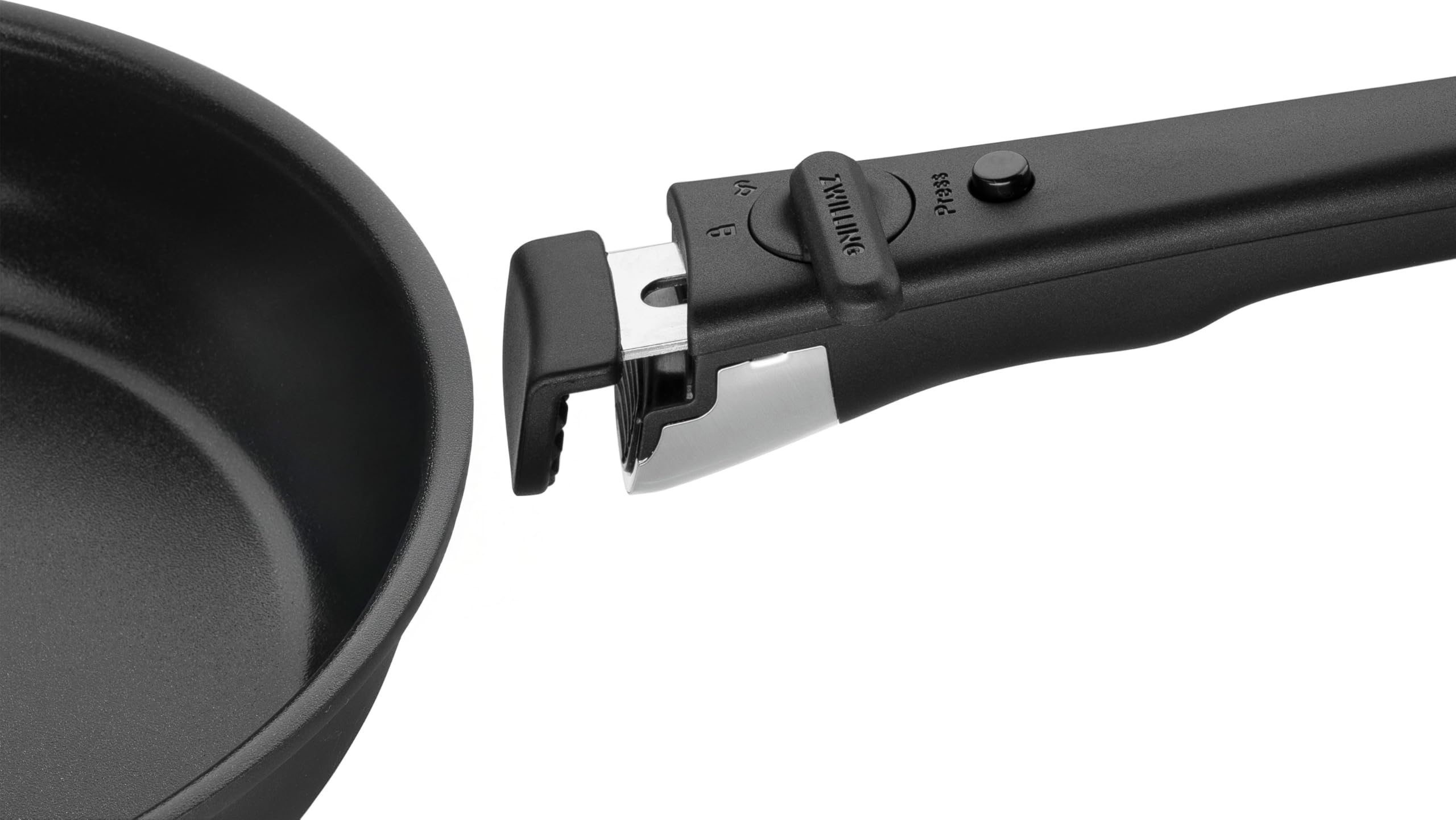 Zwilling Unlock Set 4 Padelle 20-28 cm Ceramica Nero