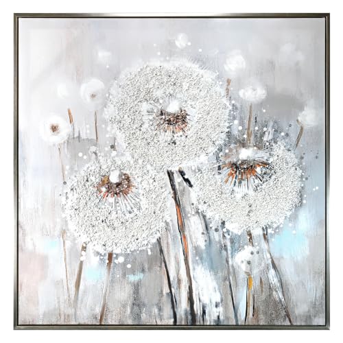 Wald Voilà Soffioni Quadro da Parete 100x100 cm Rilievo