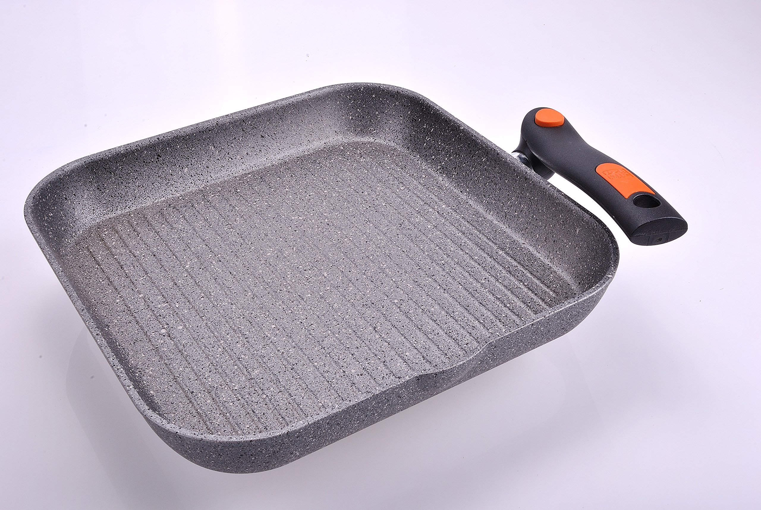 Alluflon Pratica Stone Bistecchiera 28 cm Alluminio Grigio