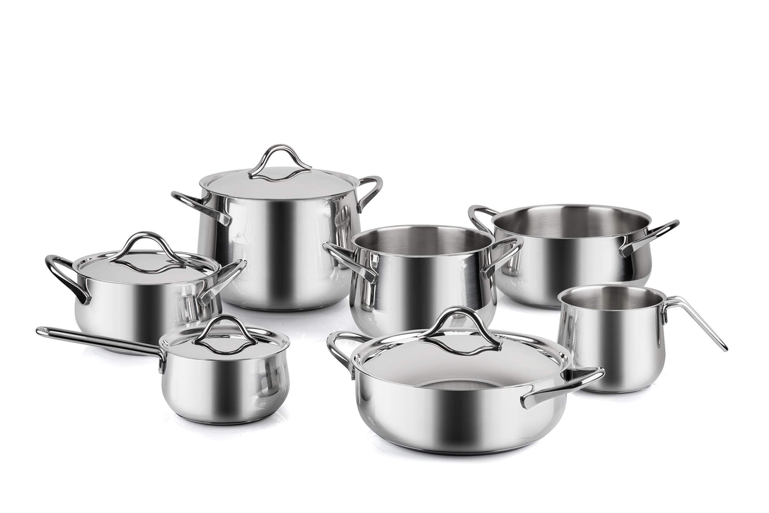 Barazzoni Sapore Italiano batteria 11 pezzi acciaio inox induzione
