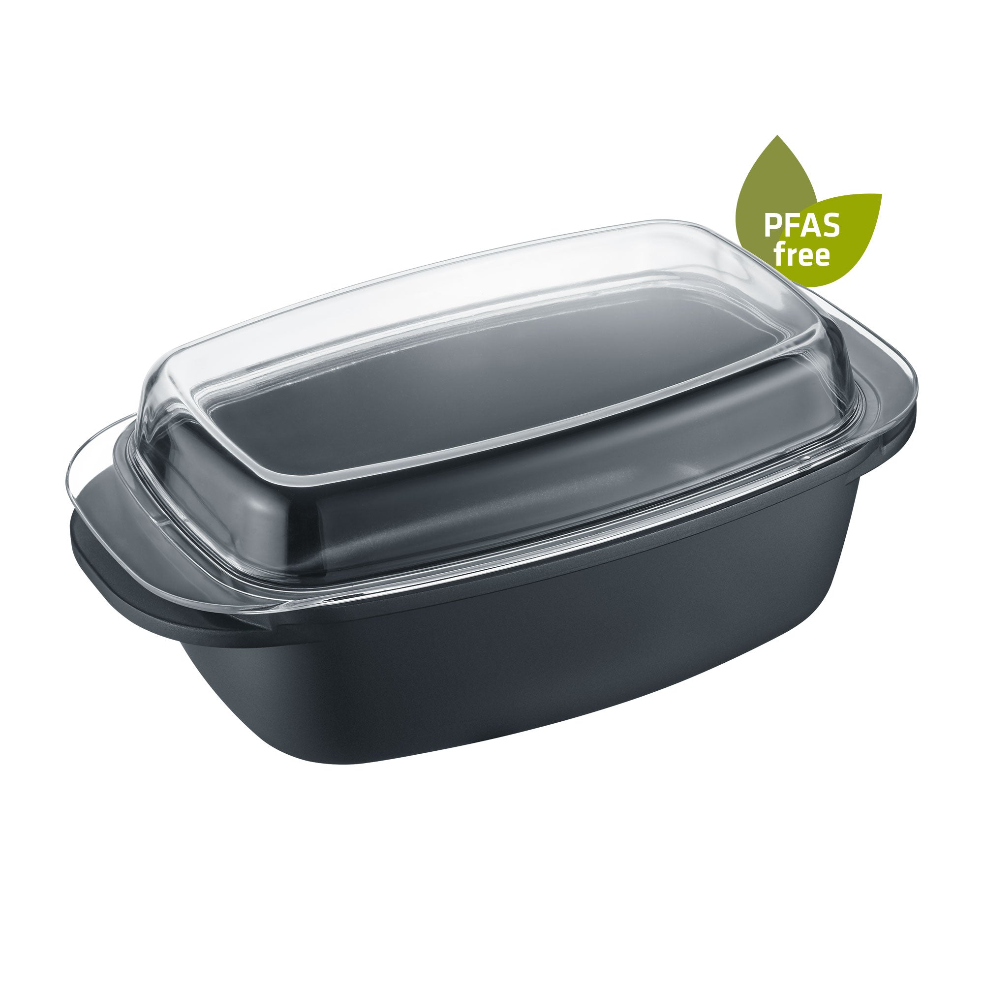 Berndes Bräter Teglia 32x21cm con Coperchio Vetro Forno
