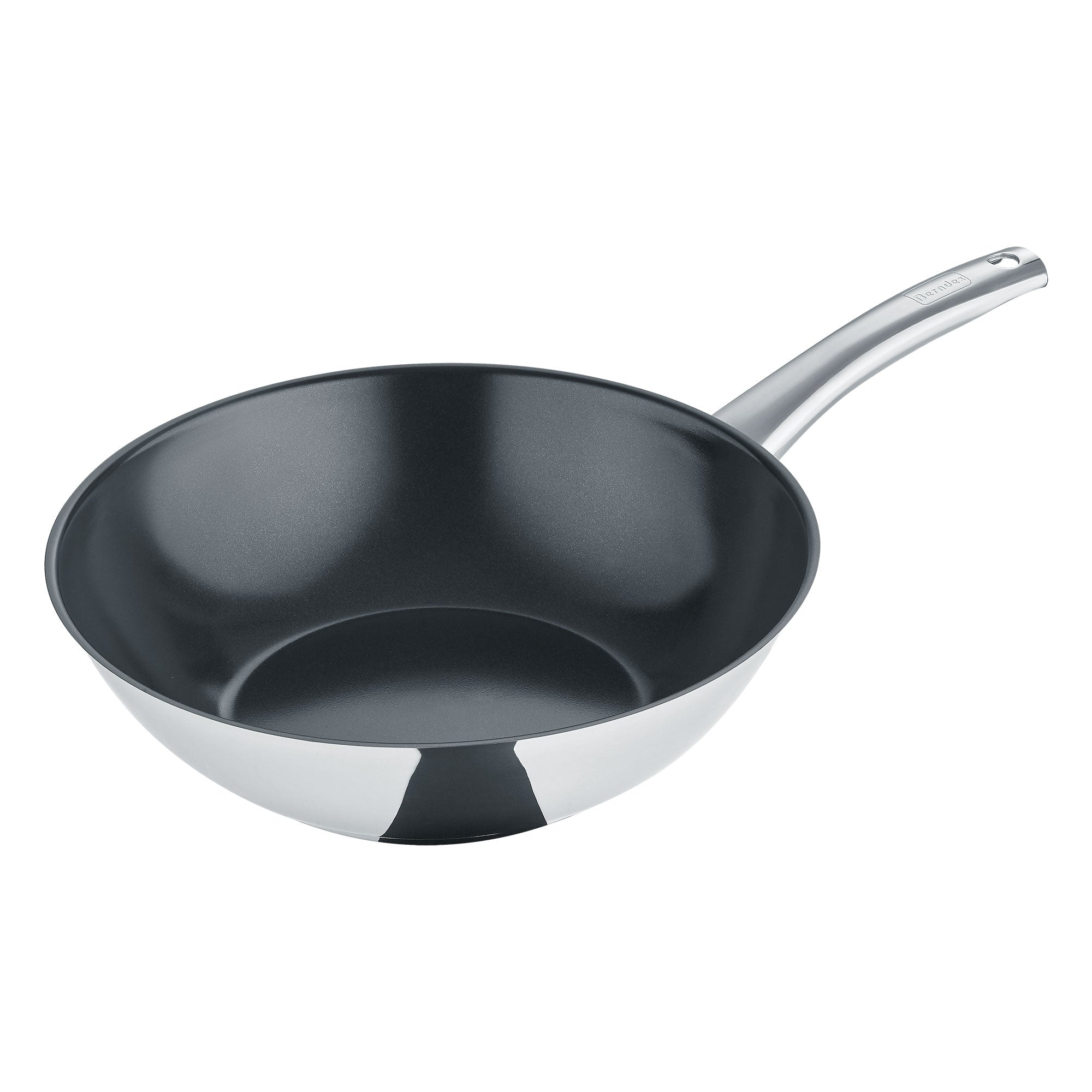 Berndes b.brilliant wok 30 cm coperchio vetro senza PFAS