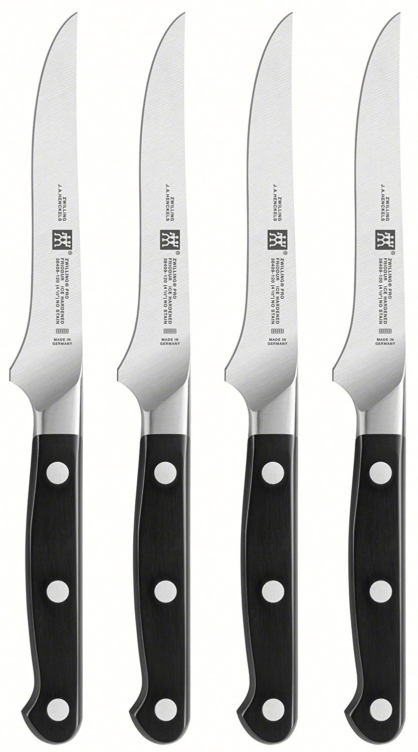 Zwilling Pro set 4 coltelli bistecca 38430-002-0 inox