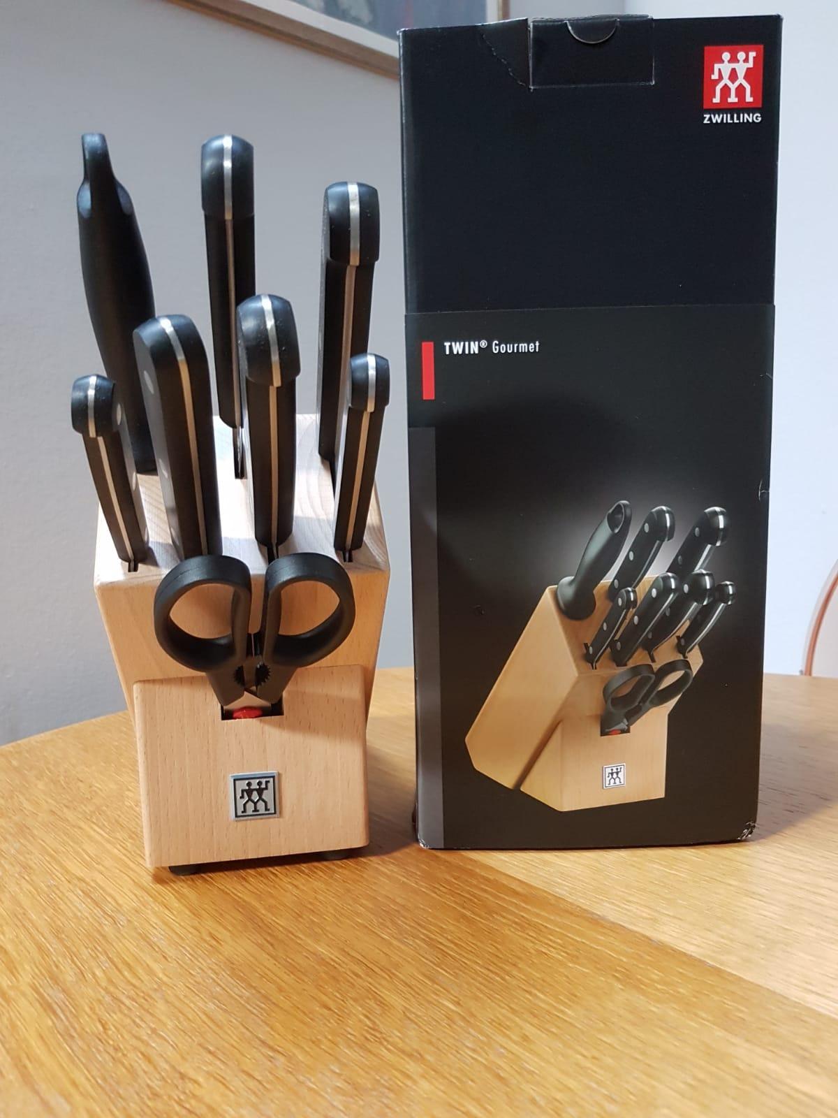 ZWILLING Twin Gourmet blocco coltelli 9 pezzi legno forgiati
