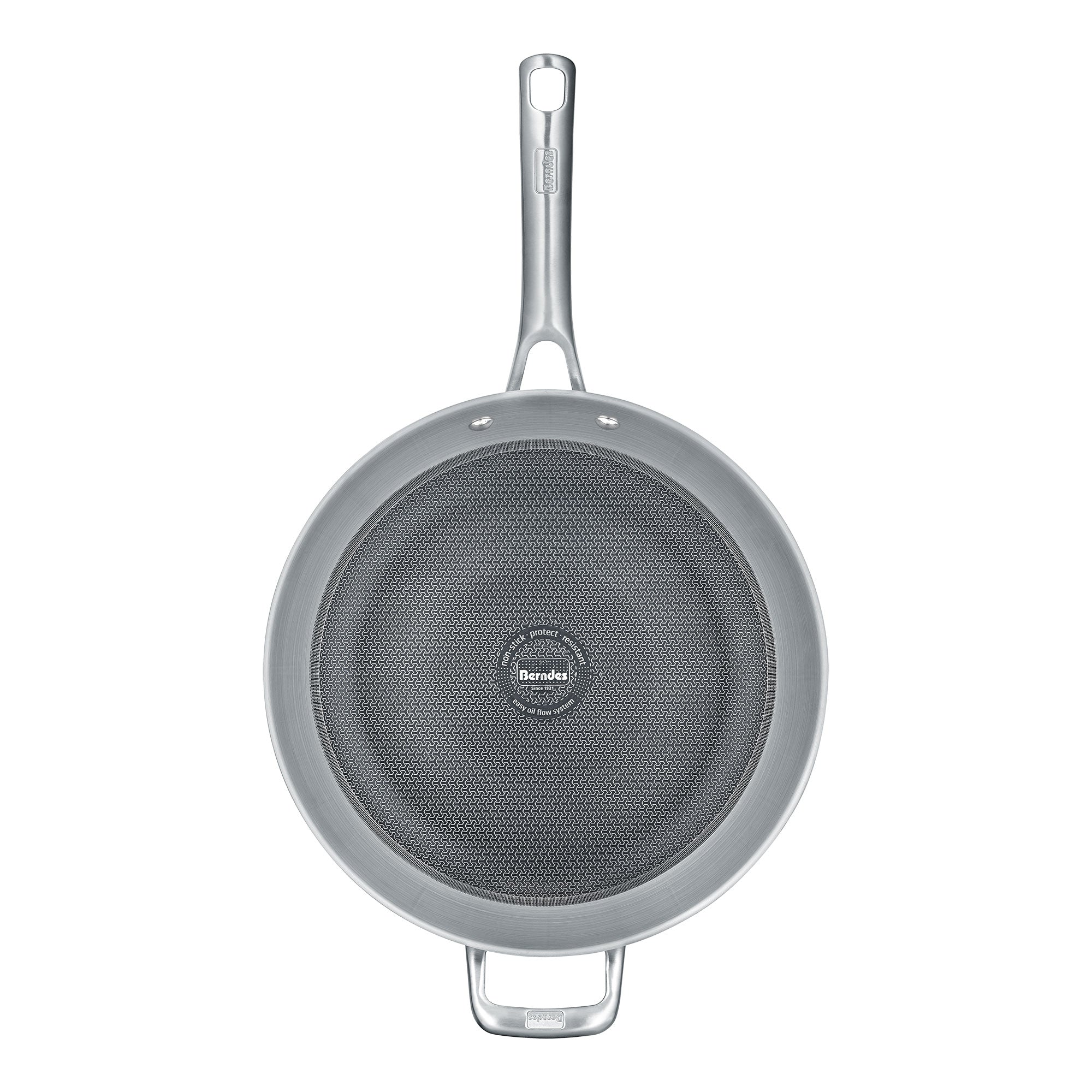Berndes Tricion Resist Wok 32 cm con Coperchio Quarzo