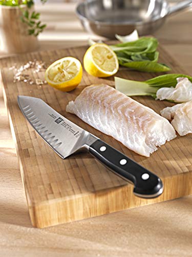 Zwilling Santoku alveolato coltello cucina acciaio
