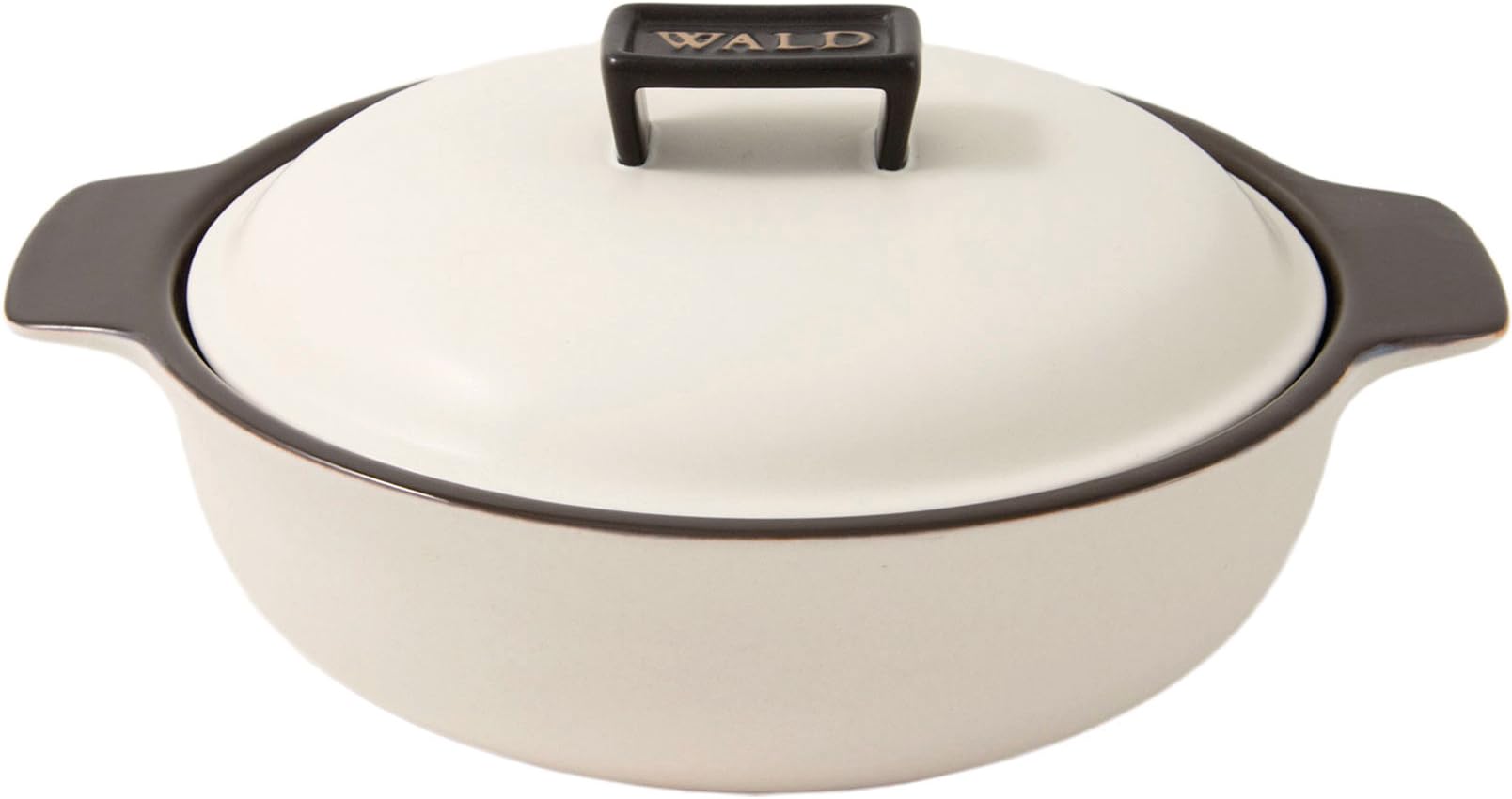 Wald Cottura tegame ceramica antracite con coperchio