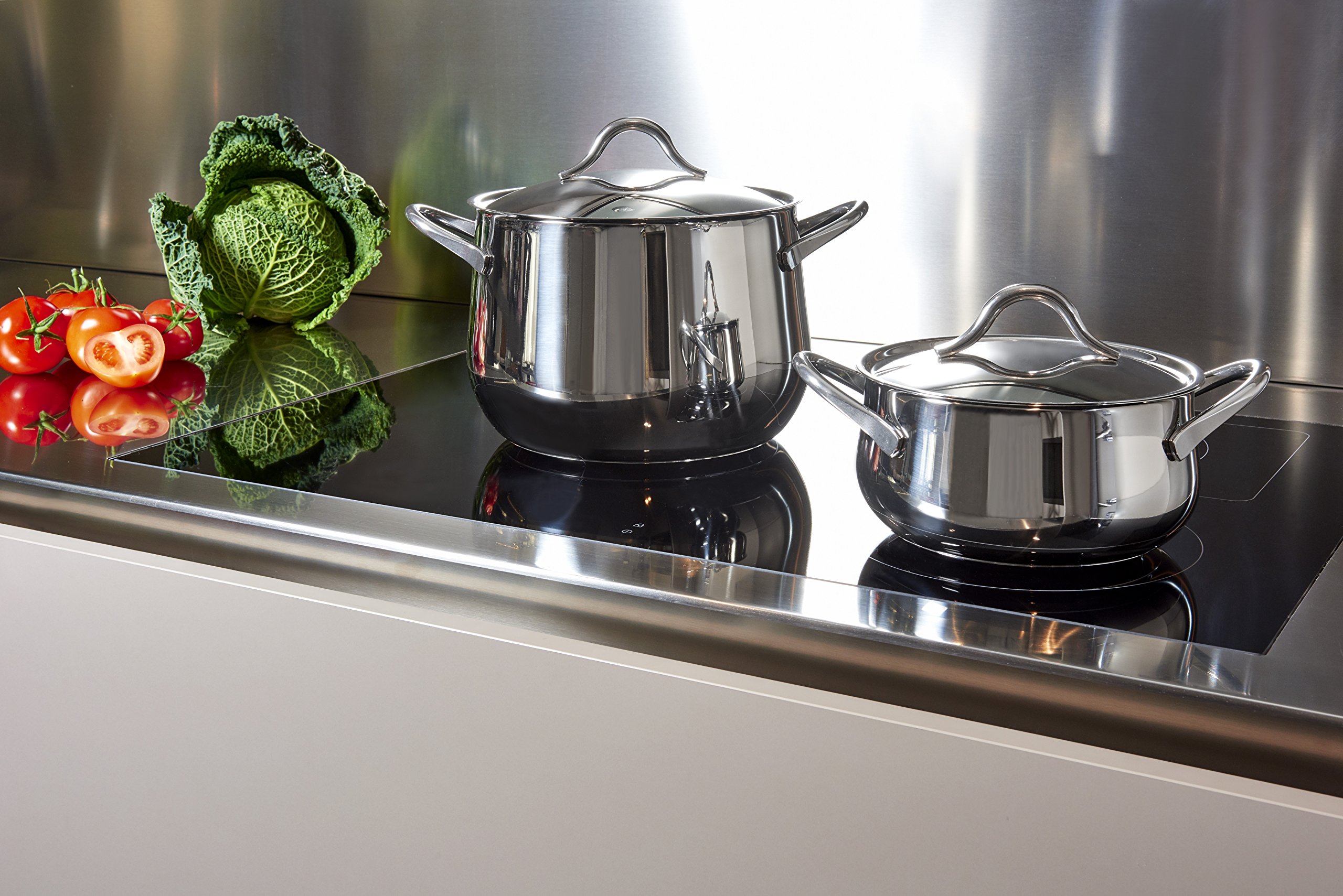 Barazzoni Sapore Italiano batteria 11 pezzi acciaio inox induzione