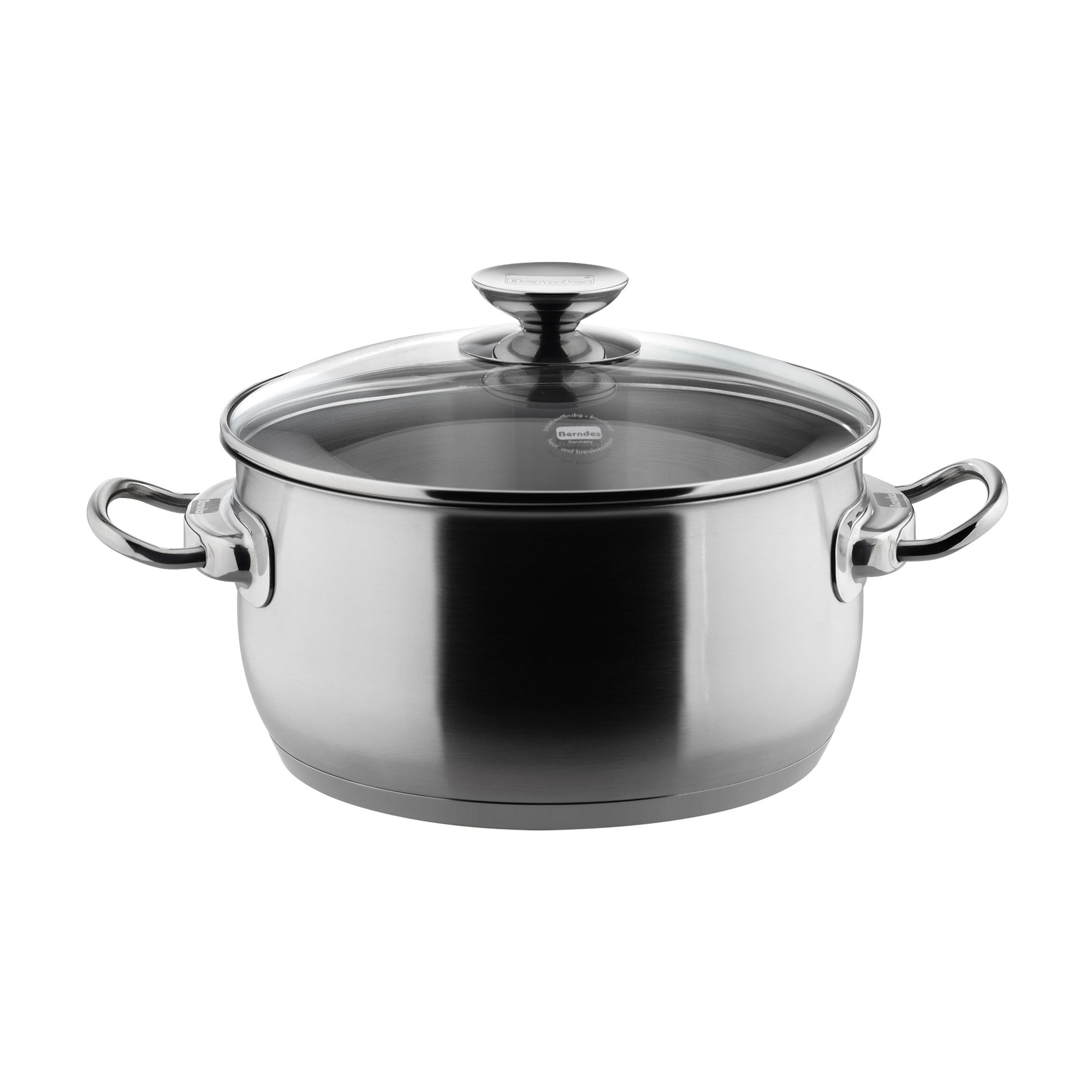 Berndes Injoy pentola acciaio coperchio vetro 20 cm