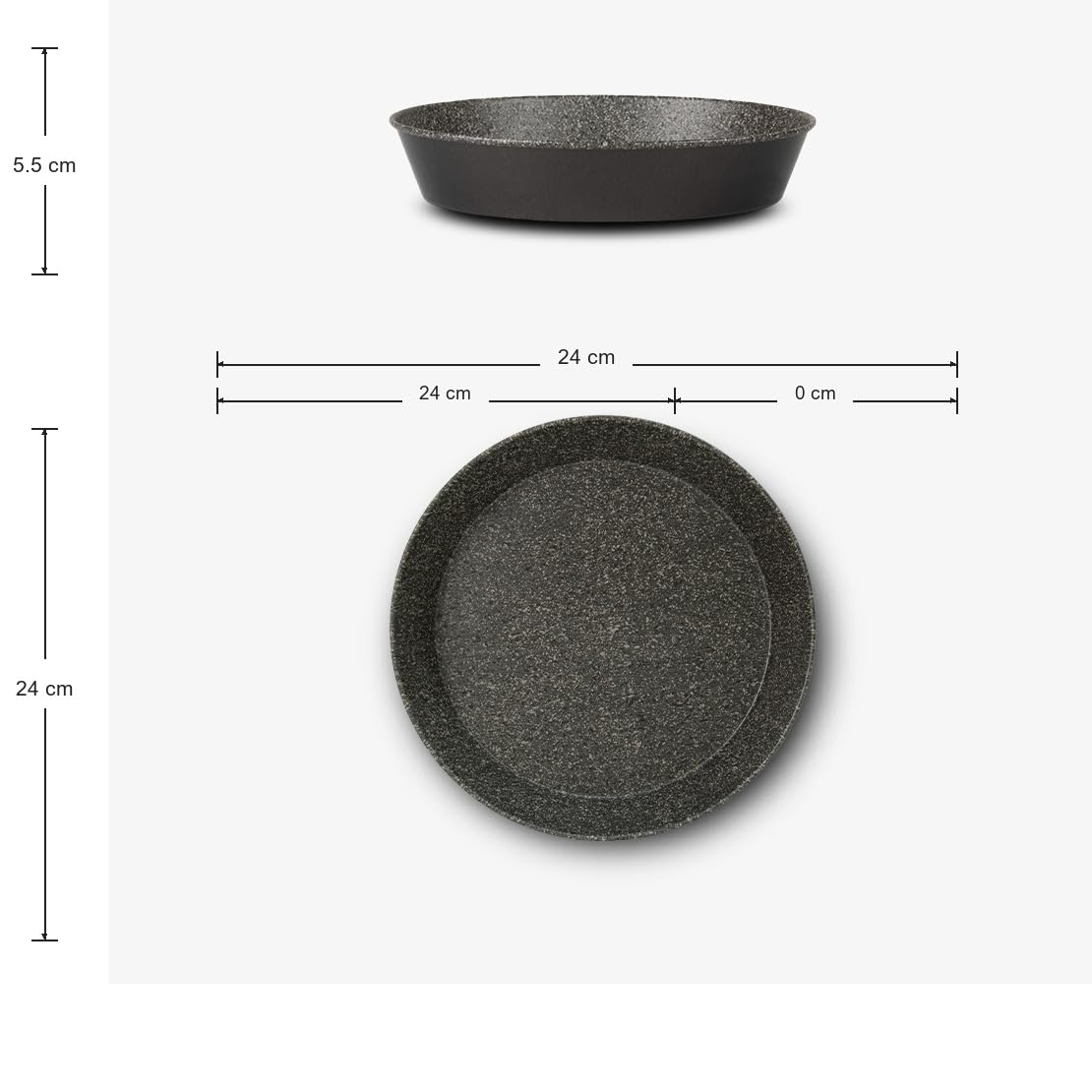 Mamù Happy Stone Stampo Caprese 24 cm PFOA free 7 strati