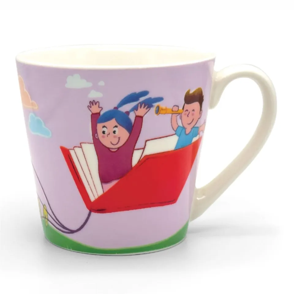 Wald Junior Avventure Felici tazza 37 cl Libro porcellana